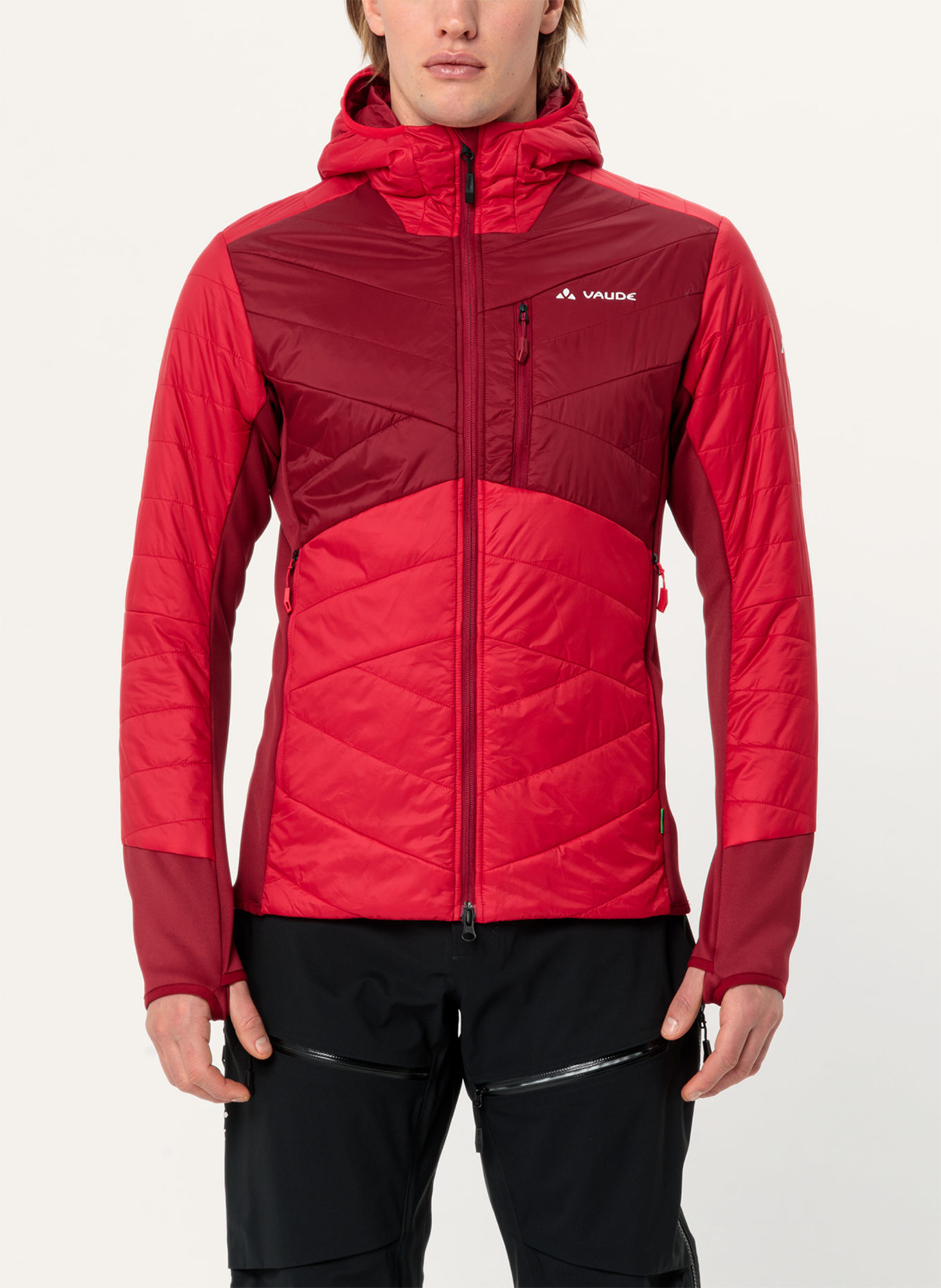 VAUDE Hybridjacke SESVENNA, Farbe: ROT (Bild 2)