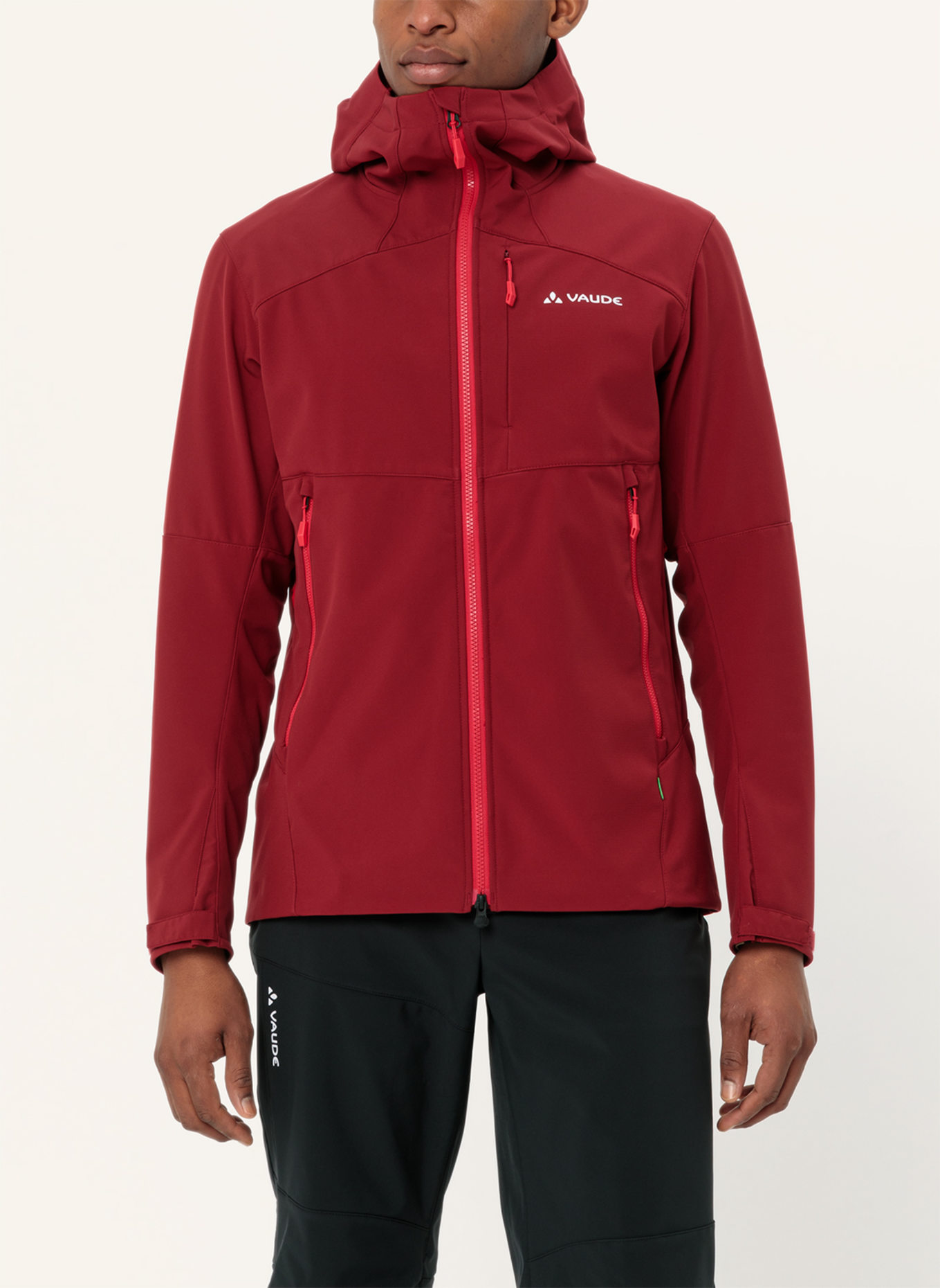 VAUDE Softshell-Jacke M ROCCIA SFT J II, Farbe: ROT (Bild 2)