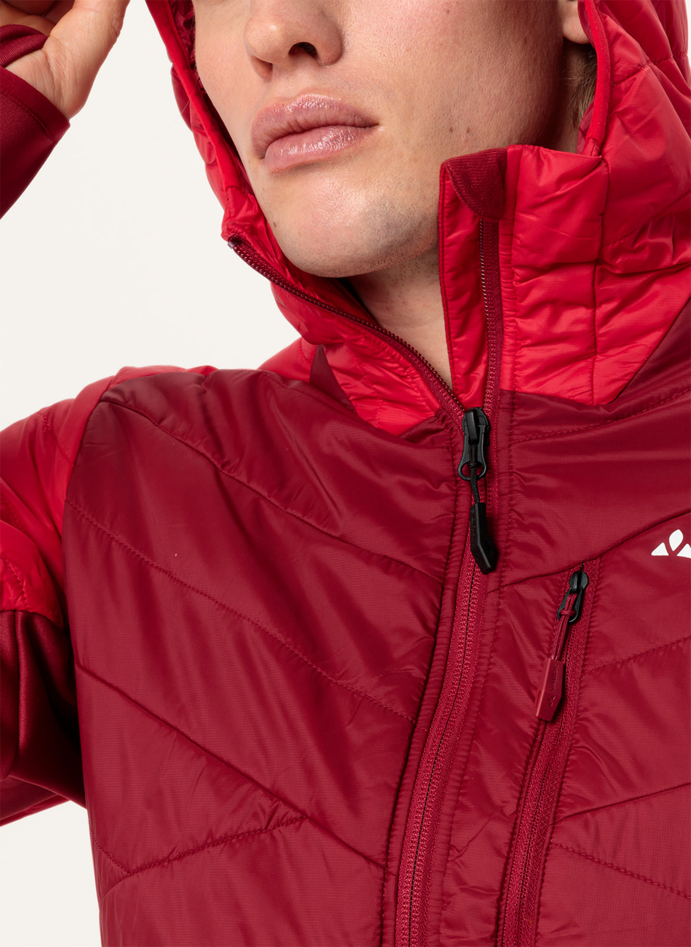 VAUDE Hybridjacke SESVENNA, Farbe: ROT (Bild 4)