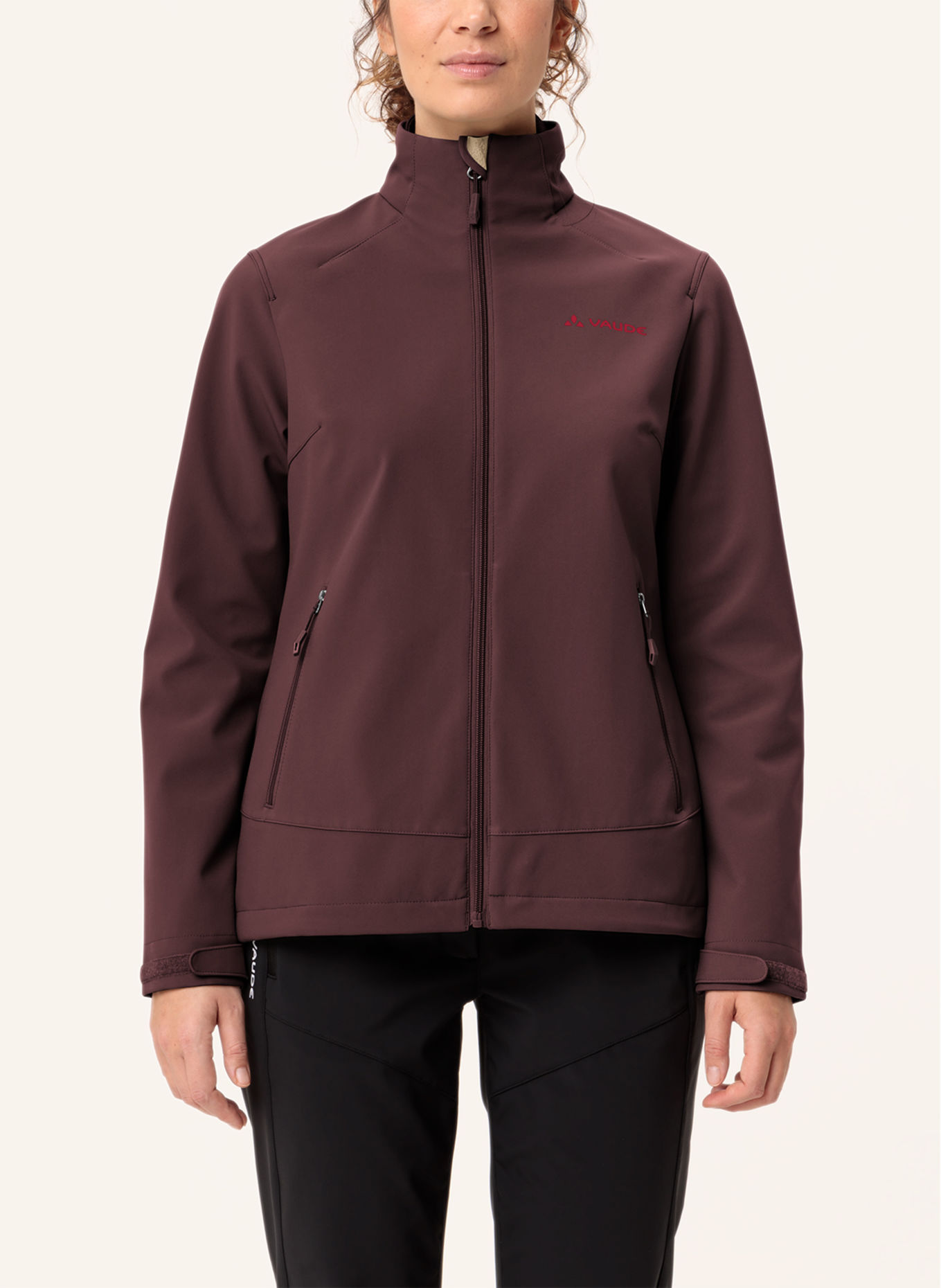 VAUDE Outdoor-Jacke W CYCLONE J VI, Farbe: DUNKELROT (Bild 2)