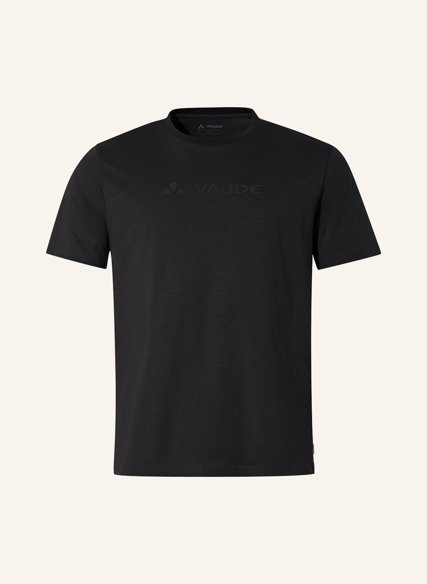 VAUDE T-Shirt LOGO II: SCHWARZ