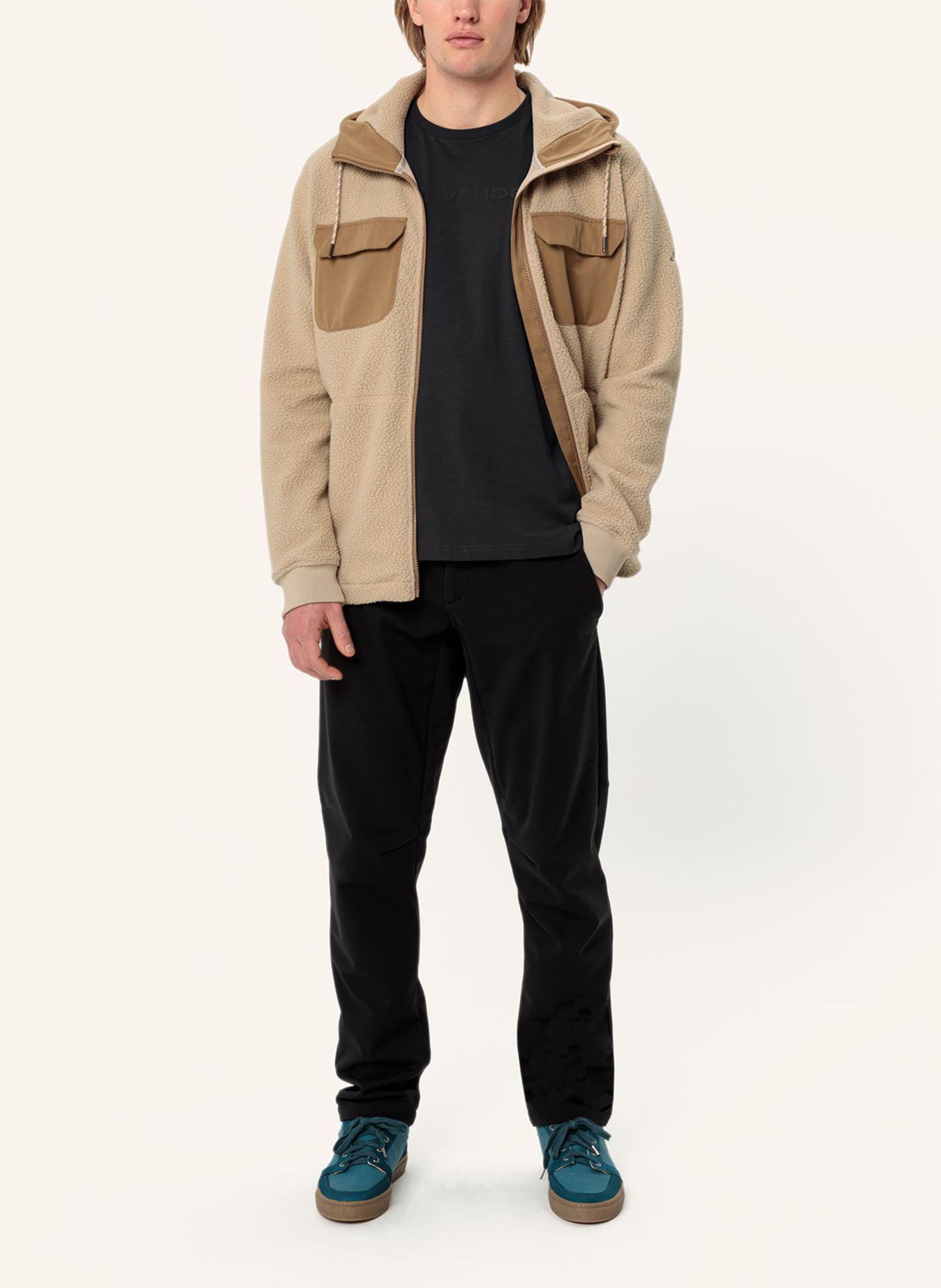 VAUDE T-Shirt LOGO II: SCHWARZ