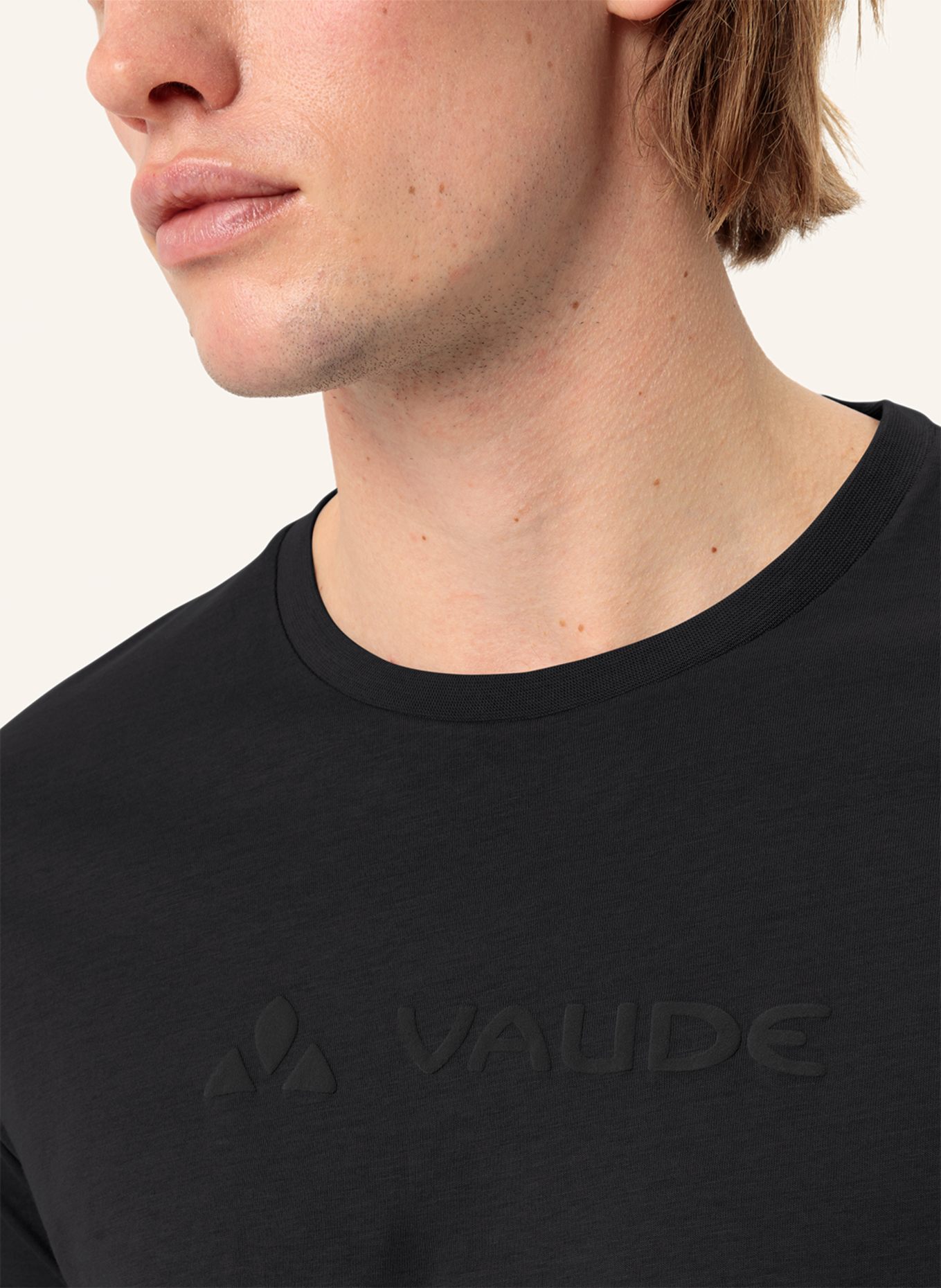 VAUDE T-Shirt LOGO II: SCHWARZ