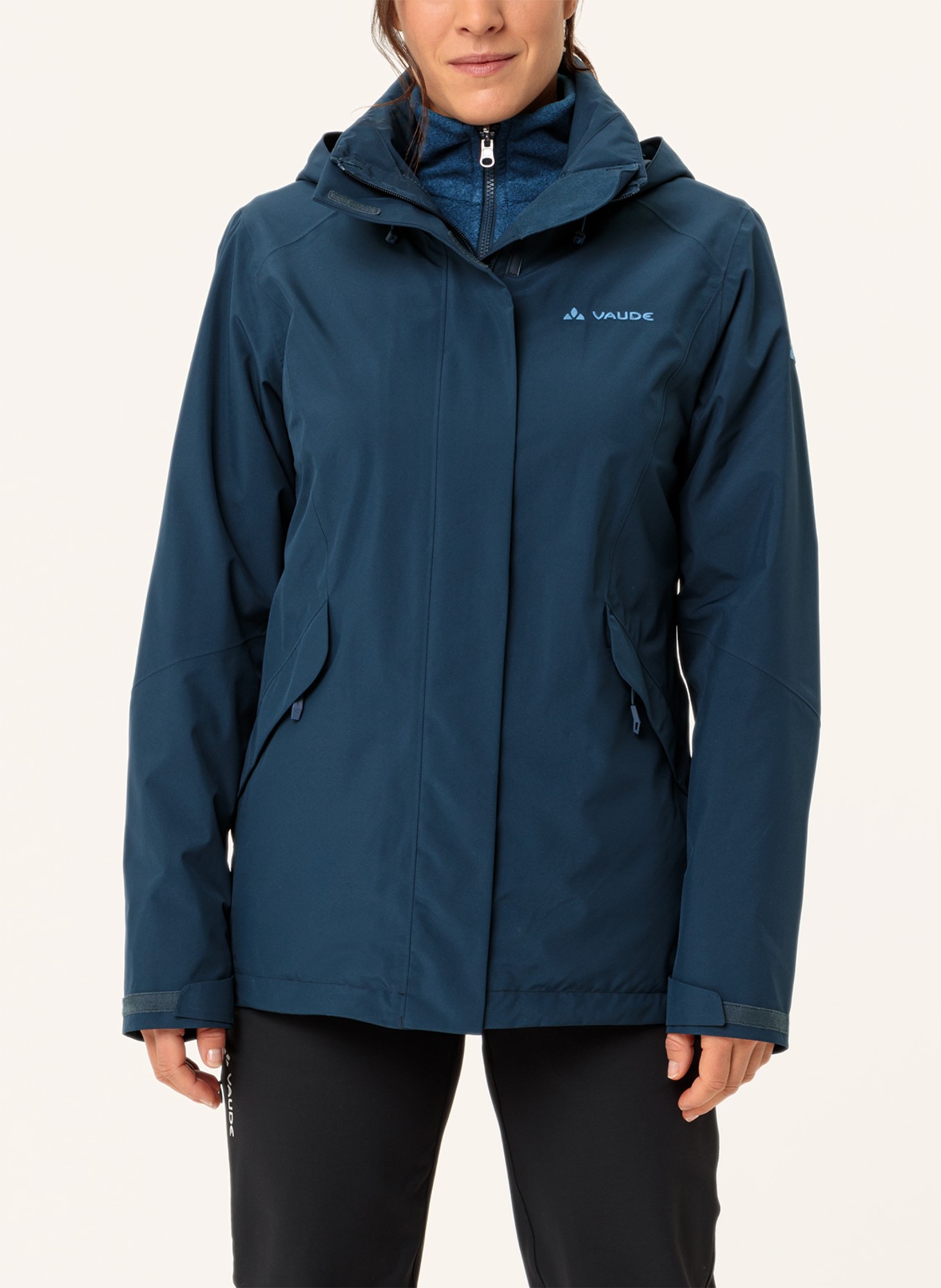 VAUDE 2-in-1-Jacke ROSEMOOR: BLAU