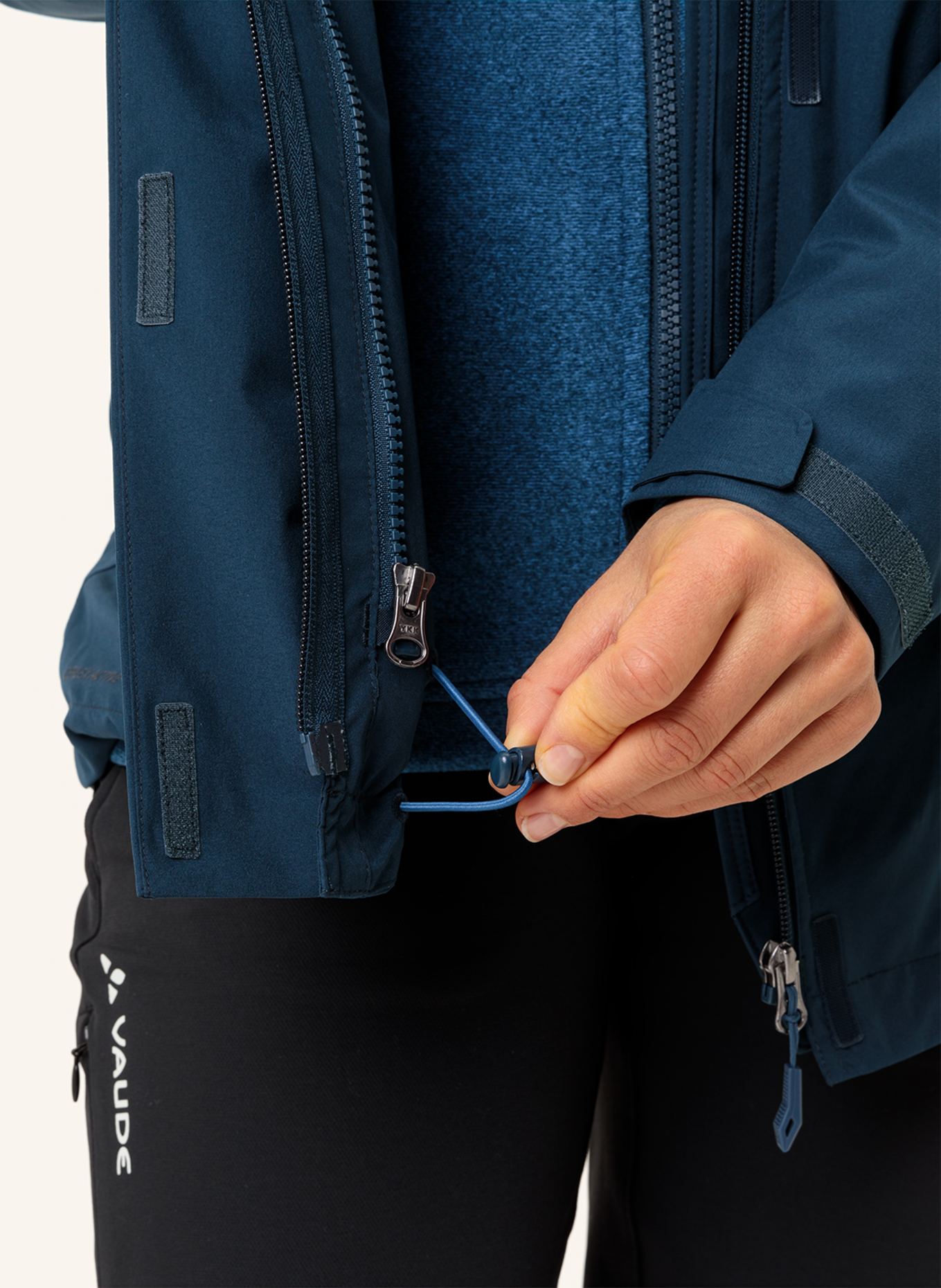 VAUDE 2-in-1-Jacke ROSEMOOR: BLAU