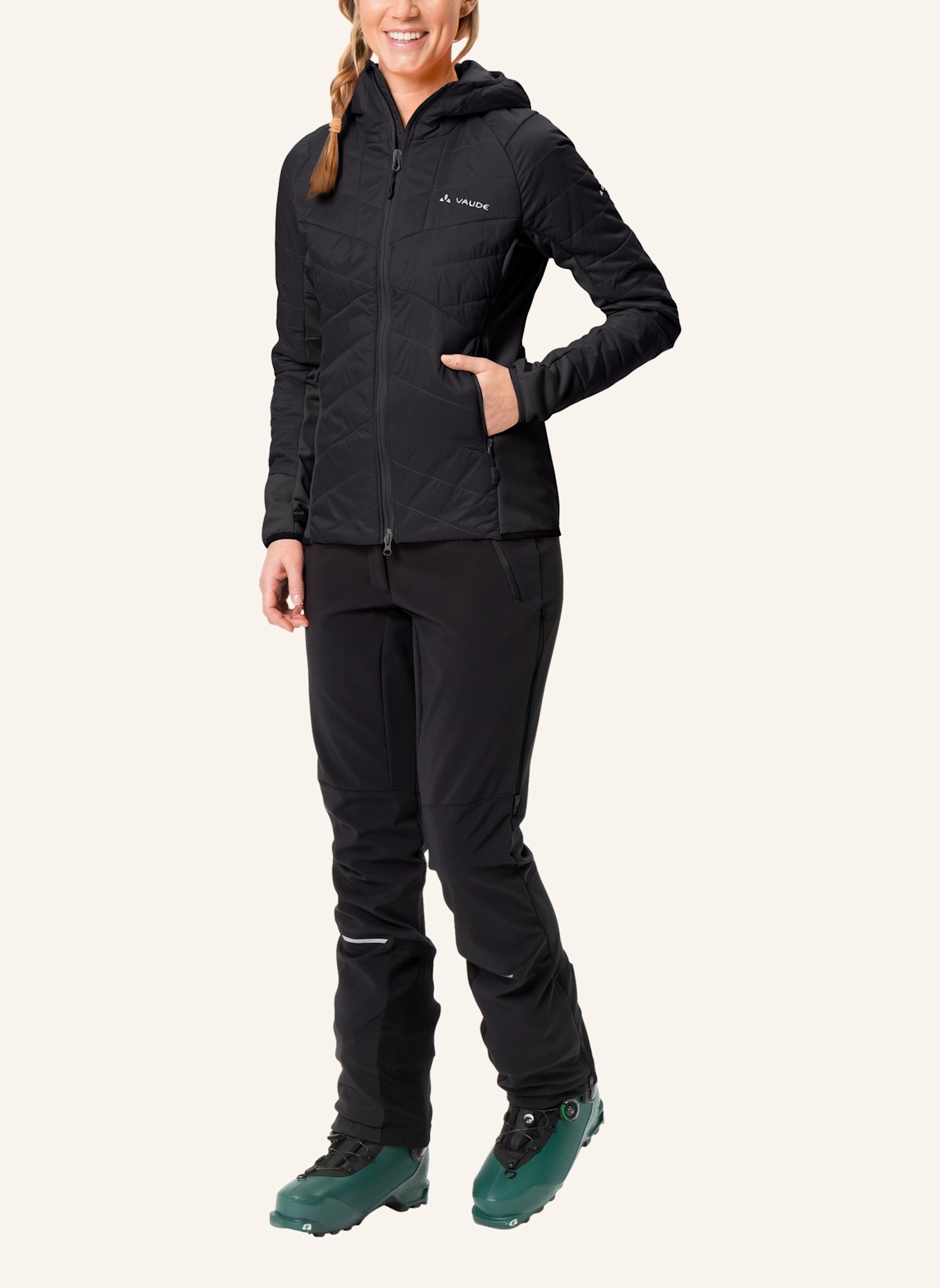 VAUDE Outdoor-Jacke W SESVENNA J IV, Farbe: SCHWARZ (Bild 4)