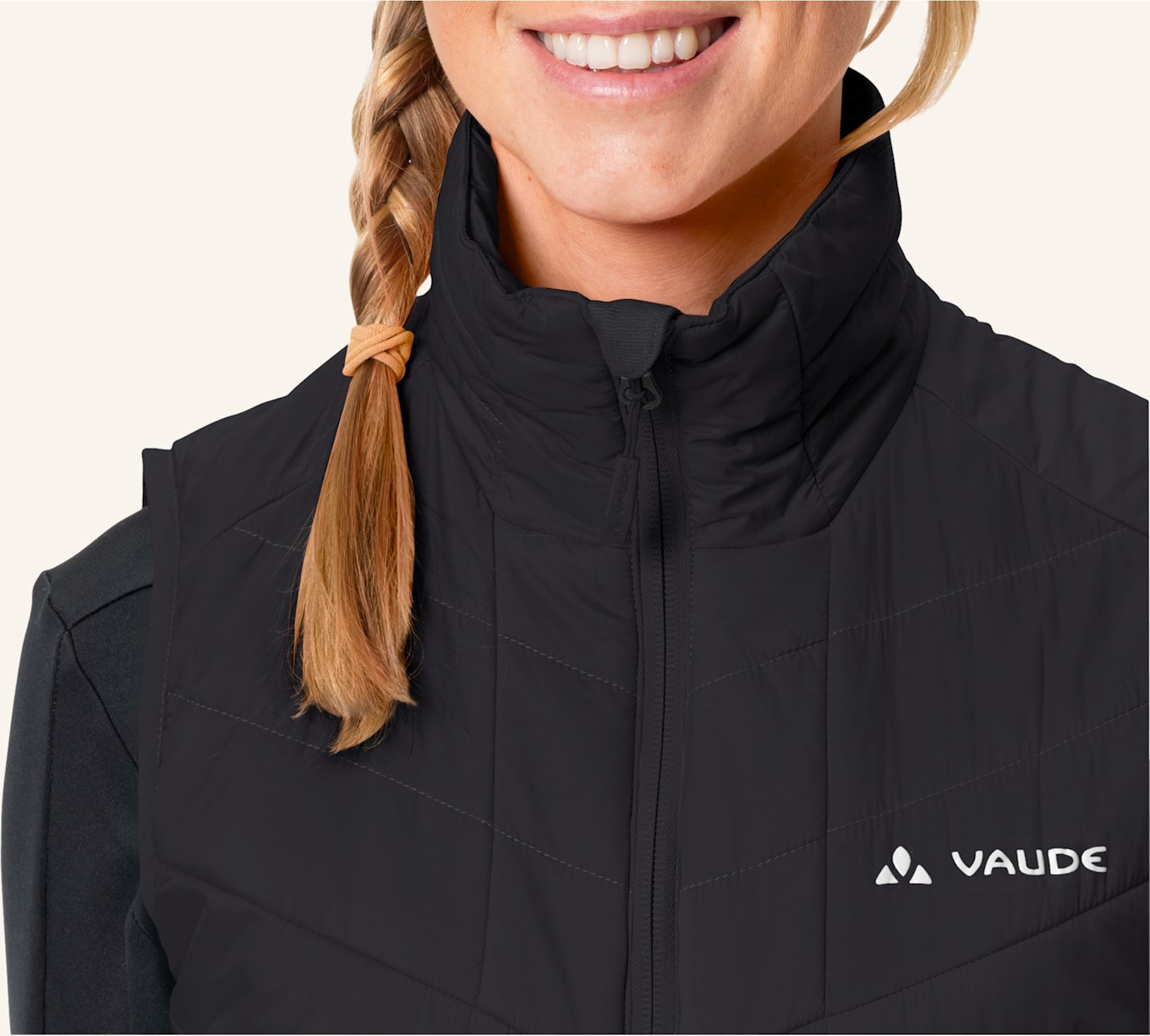 VAUDE Hybrid-Steppweste SESVENNA, Farbe: SCHWARZ (Bild 3)