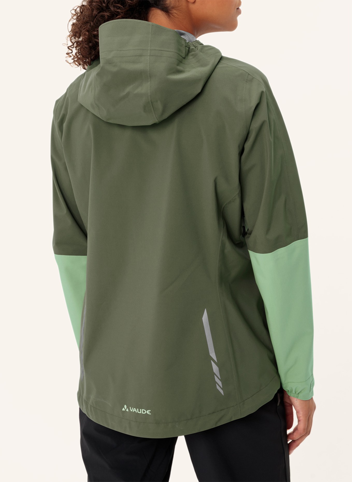 VAUDE Radjacke W MOAB RAIN J II, Farbe: GRÜN (Bild 4)