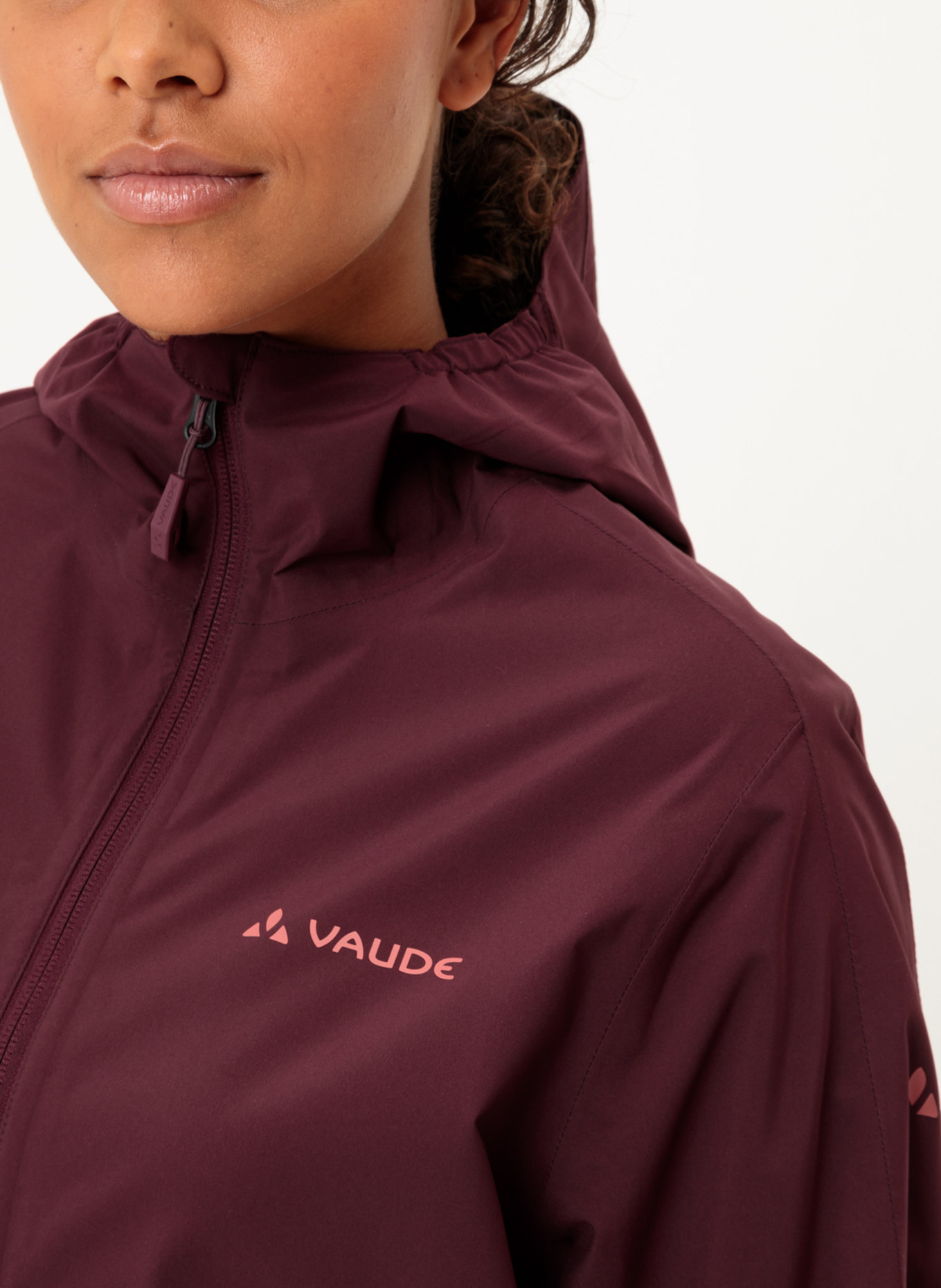 VAUDE Radjacke W MOAB RAIN J II, Farbe: DUNKELROT (Bild 5)