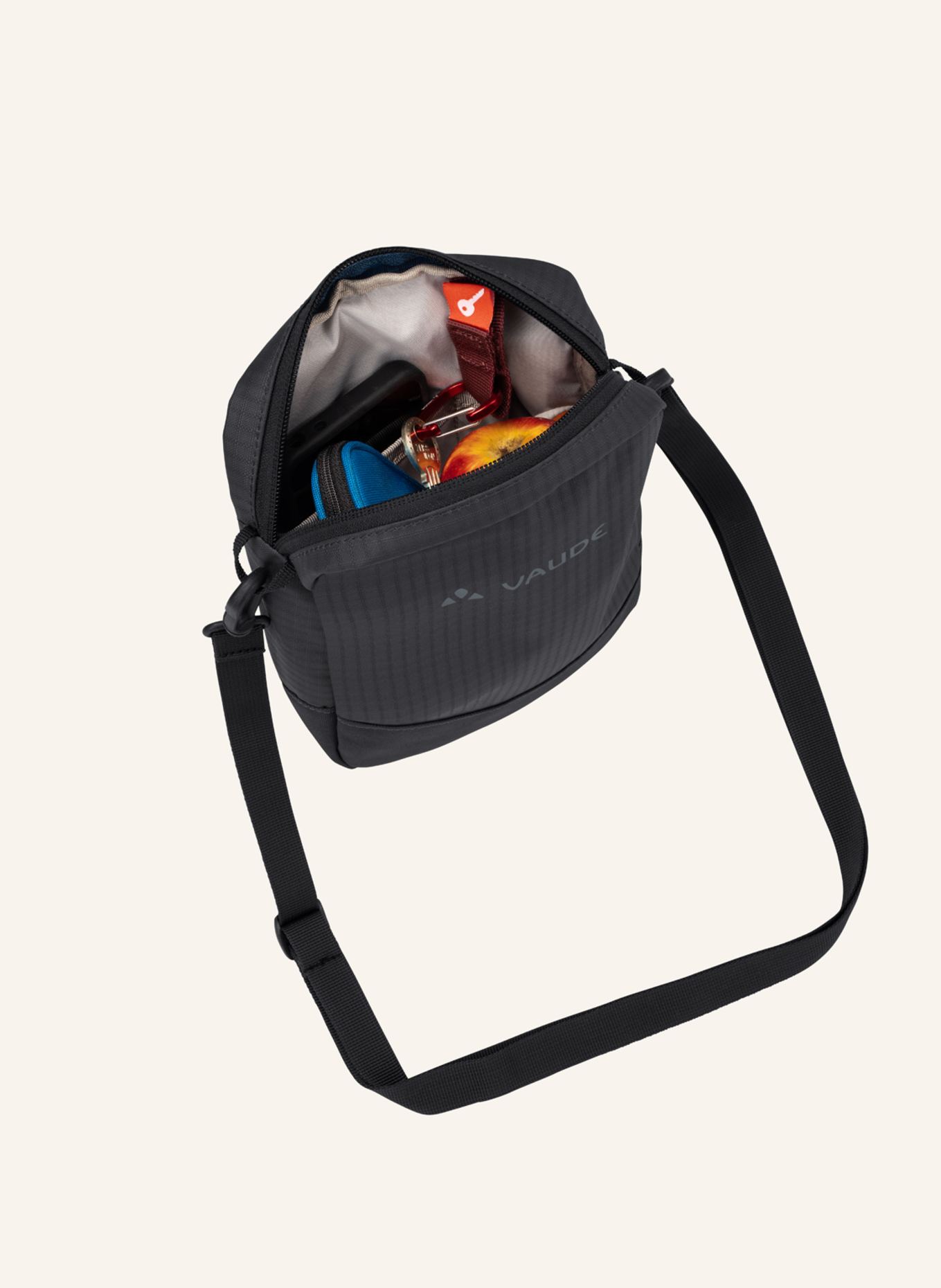 VAUDE Schultertasche CITYBEN: SCHWARZ