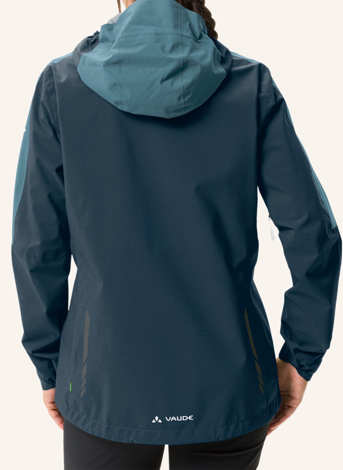 VAUDE Radjacke W MOAB RAIN J II, Farbe: BLAU (Bild 3)