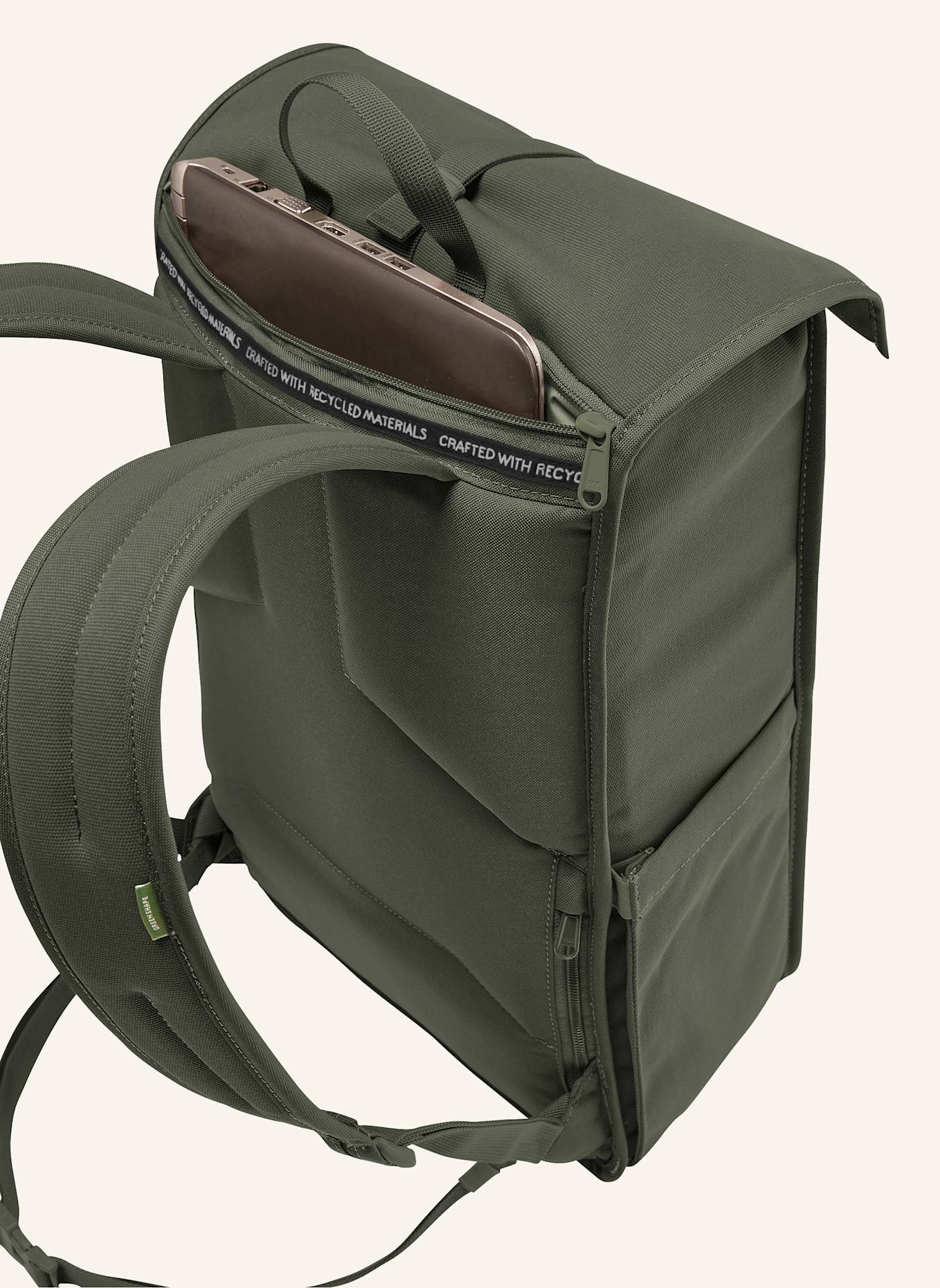 VAUDE Rucksack COREWAY ROLLTOP 20, Farbe: KHAKI (Bild 4)