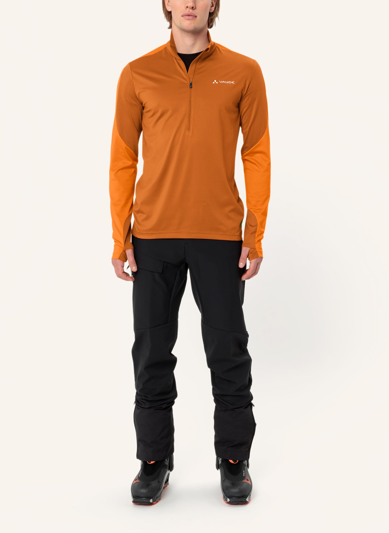 VAUDE Pullover M LIVIGNO HFZ II, Farbe: ORANGE (Bild 5)