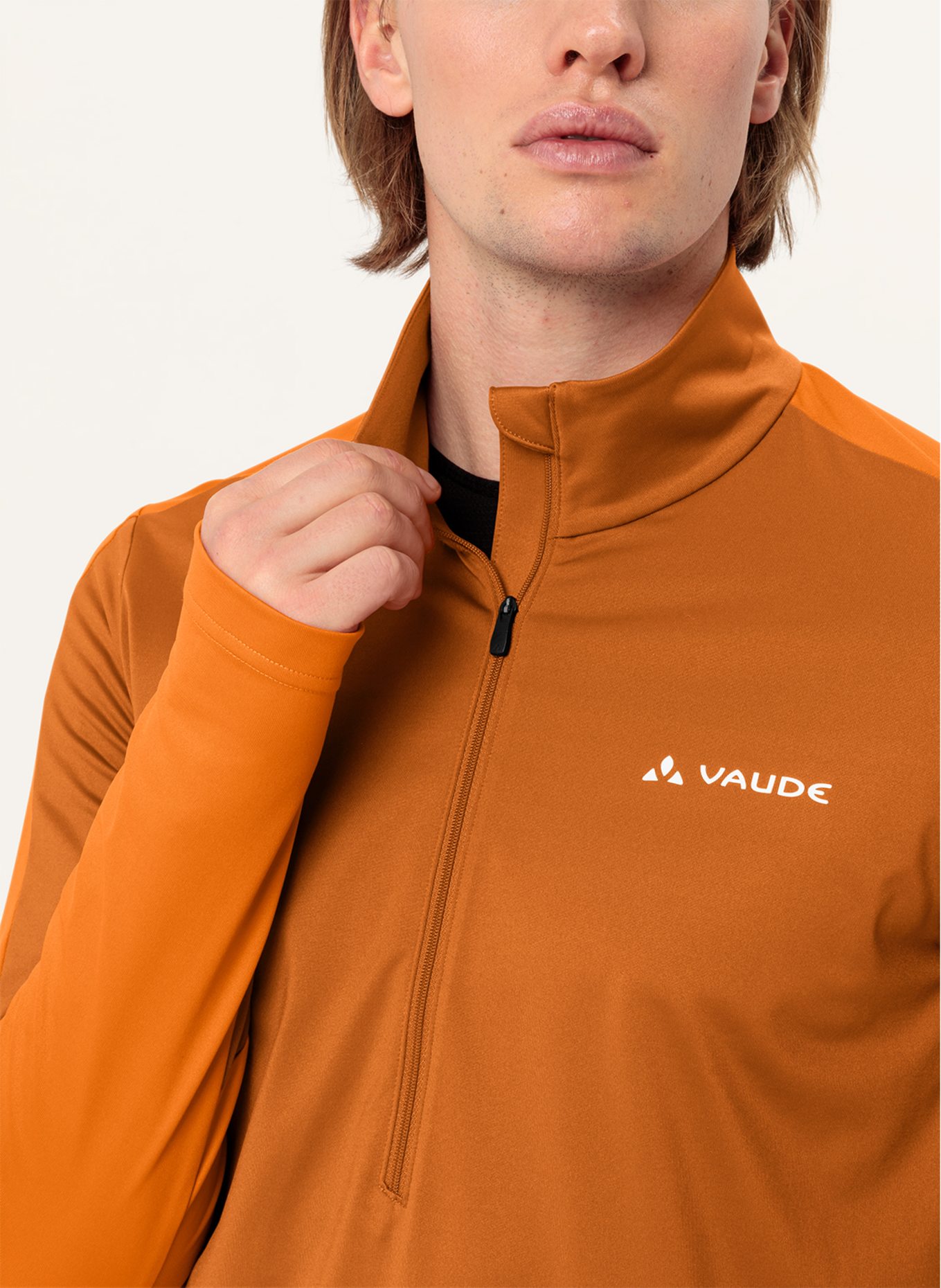 VAUDE Pullover M LIVIGNO HFZ II, Farbe: ORANGE (Bild 4)