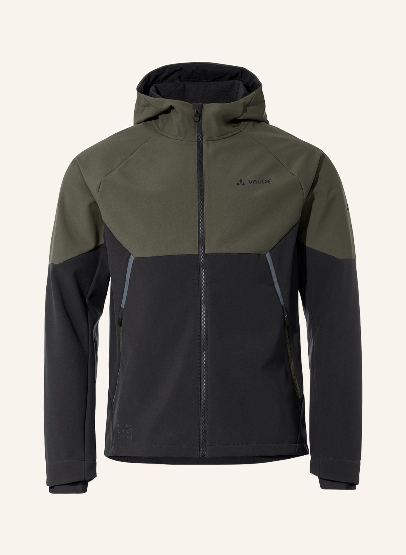 VAUDE Radjacke M QIMSA SOFTSHELL JACKET: KHAKI