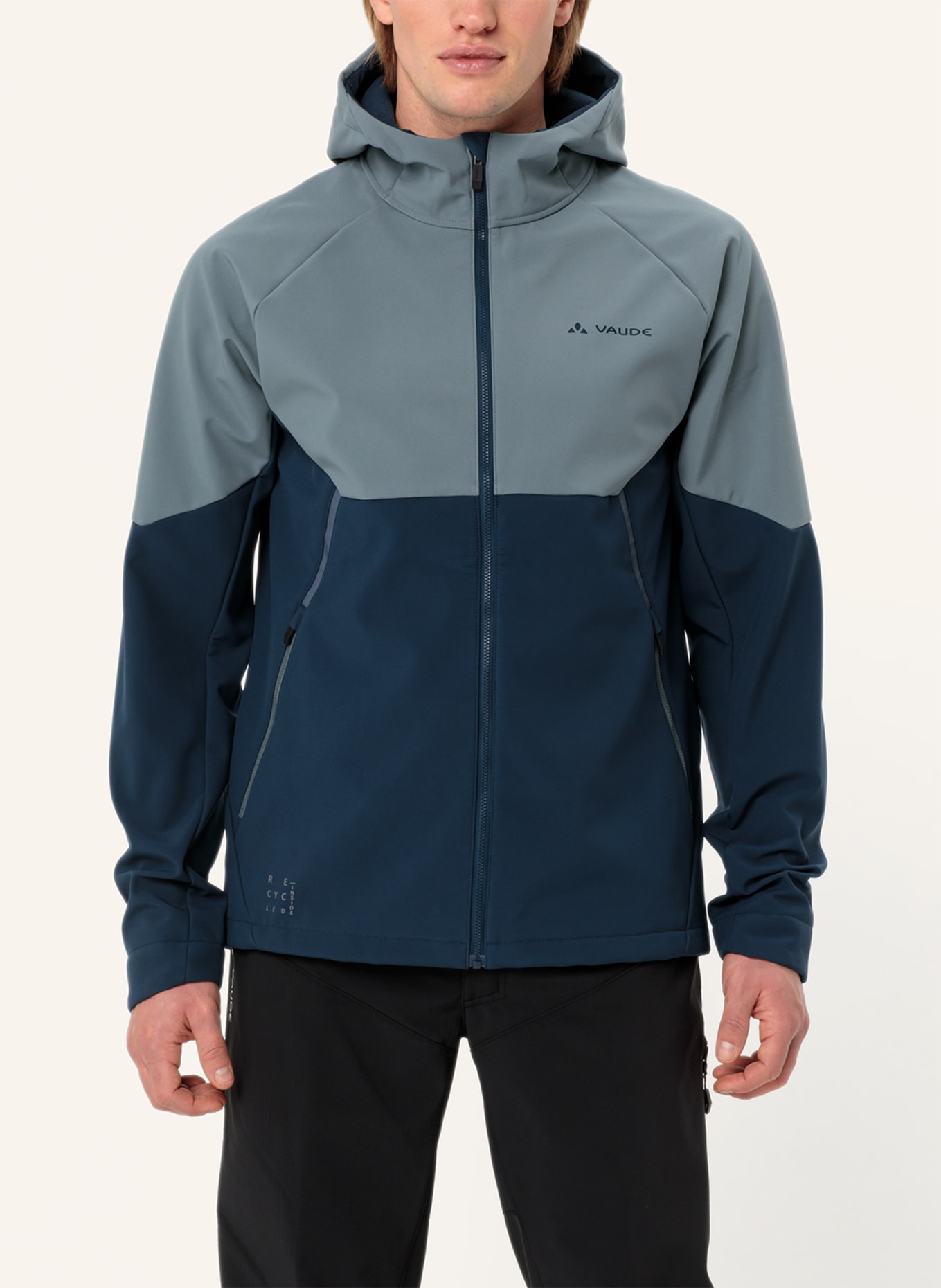 VAUDE Radjacke M QIMSA SOFTSHELL JACKET: GRAU