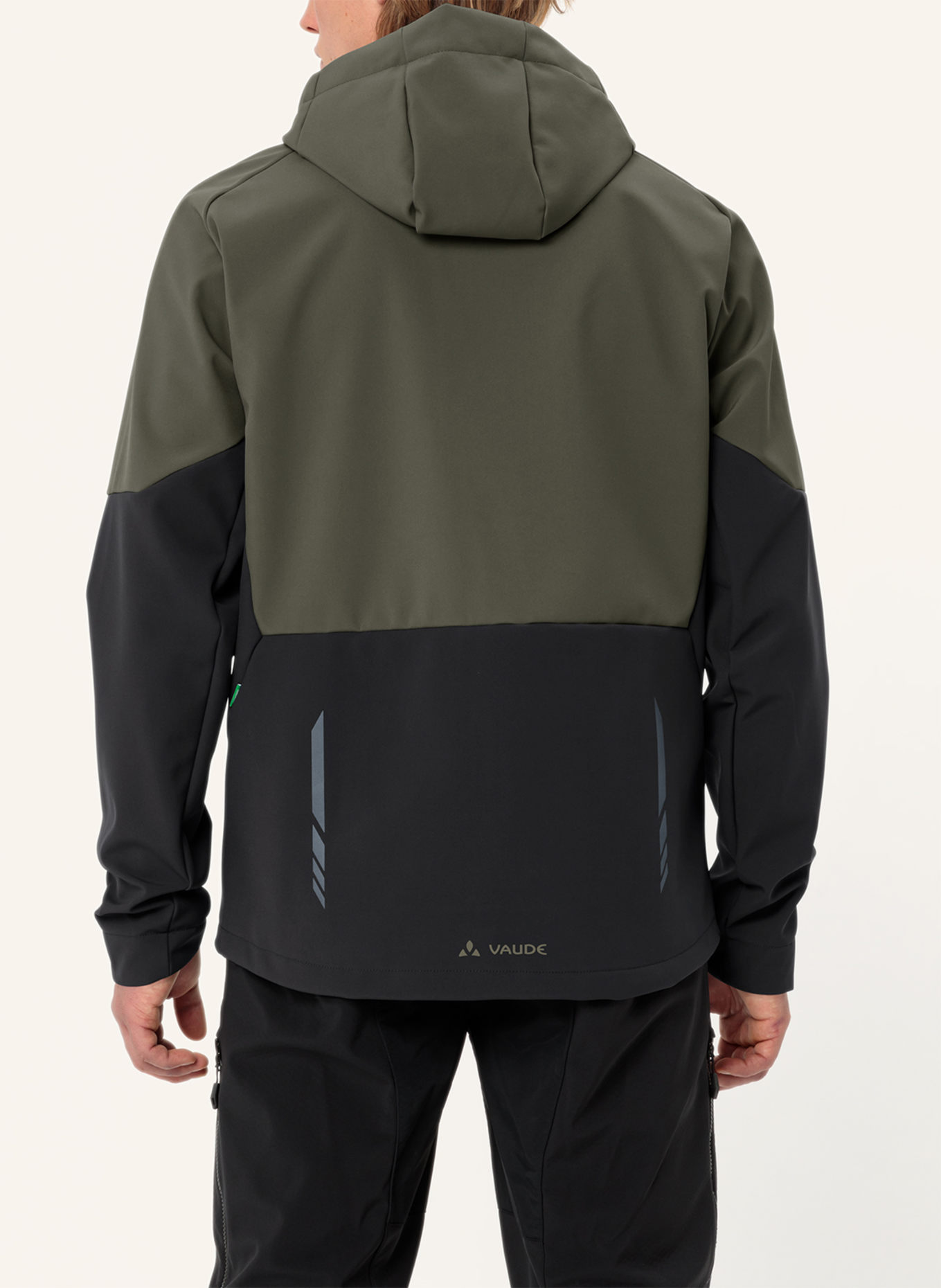 VAUDE Radjacke M QIMSA SOFTSHELL JACKET: KHAKI