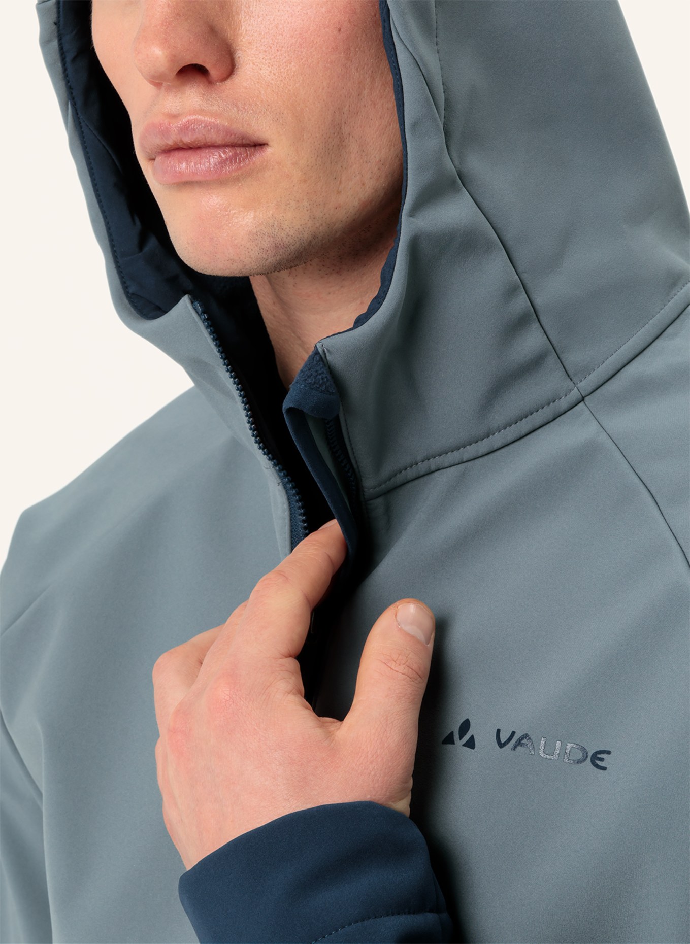 VAUDE Radjacke M QIMSA SOFTSHELL JACKET: GRAU