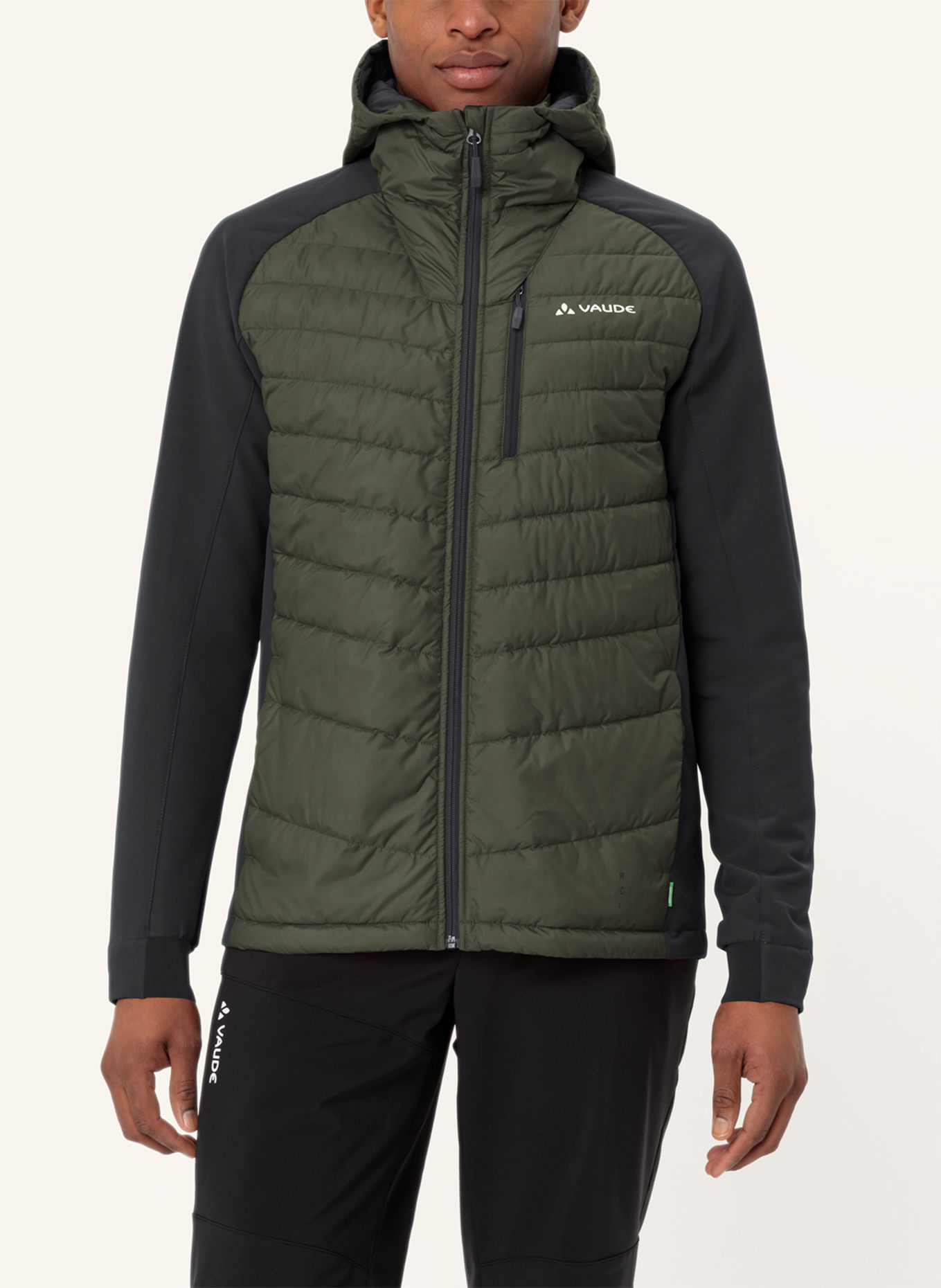 VAUDE Hybrid-Steppjacke ELOPE: KHAKI