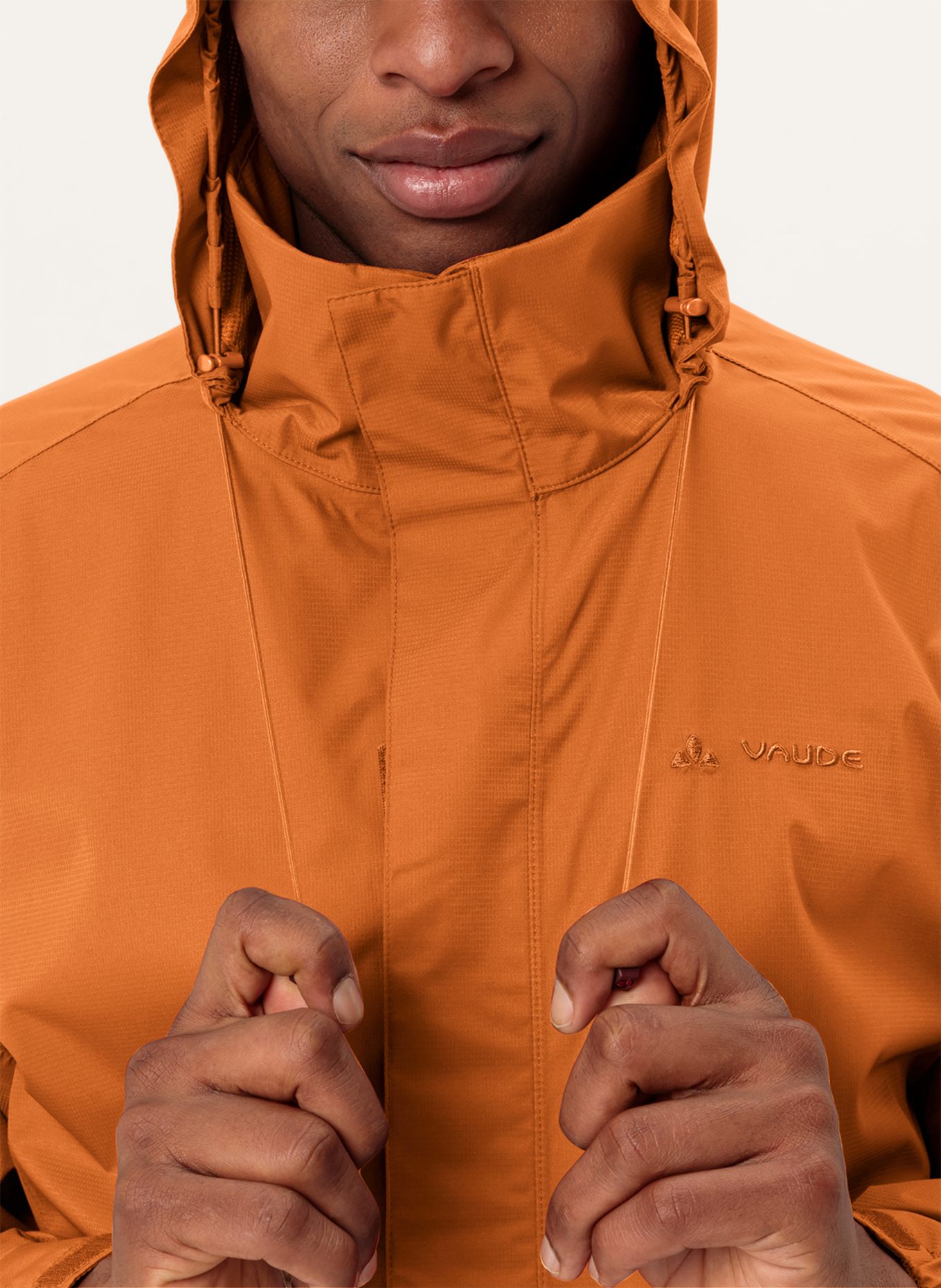 VAUDE Regenjacke ESCAPE LIGHT, Farbe: ORANGE (Bild 4)