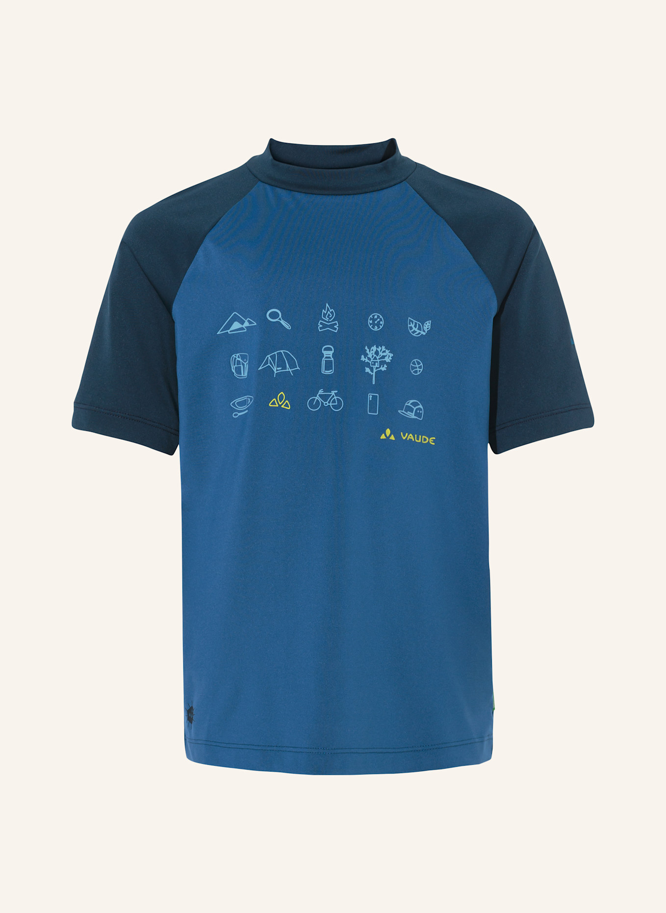 VAUDE Funktionsshirt KIDS SOLARO T-SHIRT III: BLAU