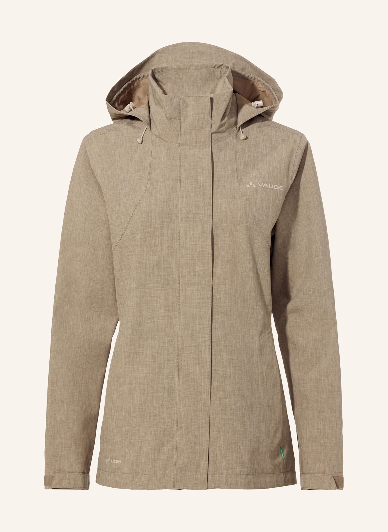 VAUDE Hardshell-Jacke W ROSEMOOR JACKET II: GRÜN