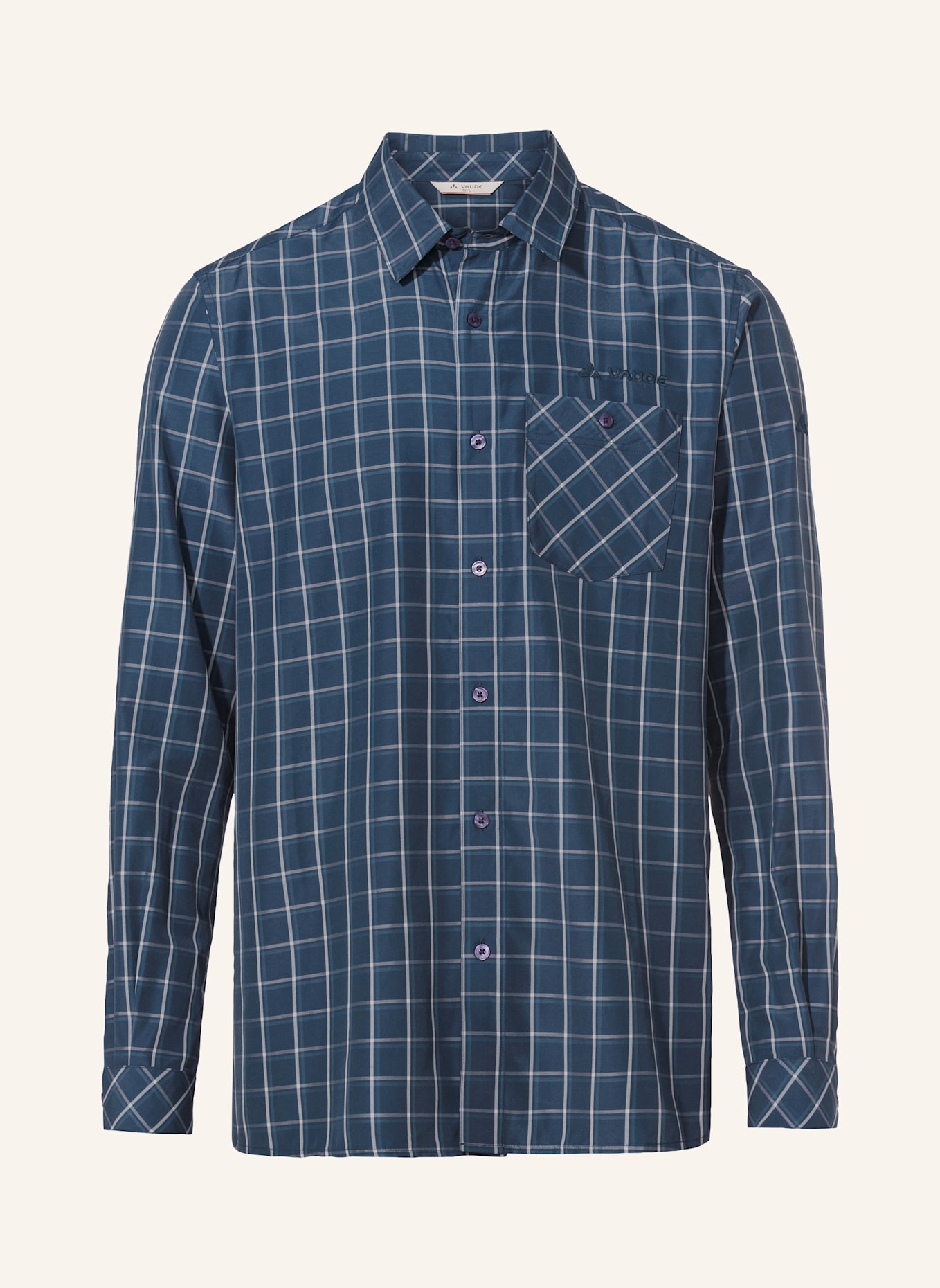 VAUDE Outdoor-Hemd ALBSTEIG III: BLAU