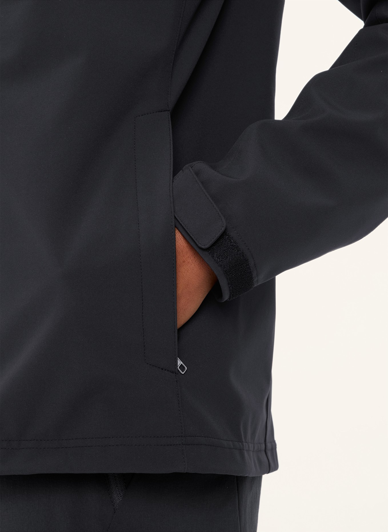 VAUDE Softshell-Jacke M OSSOLA HOODY JACKET: SCHWARZ