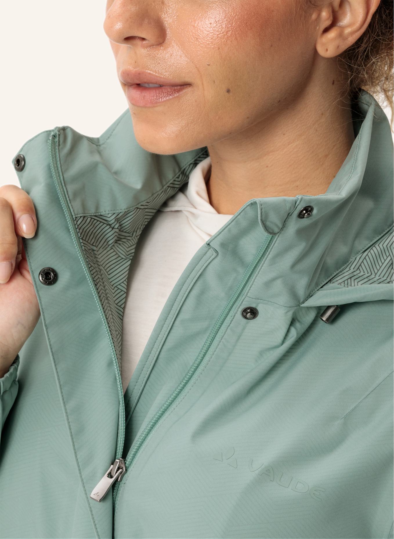 VAUDE Regenparka MINEO: GRÜN
