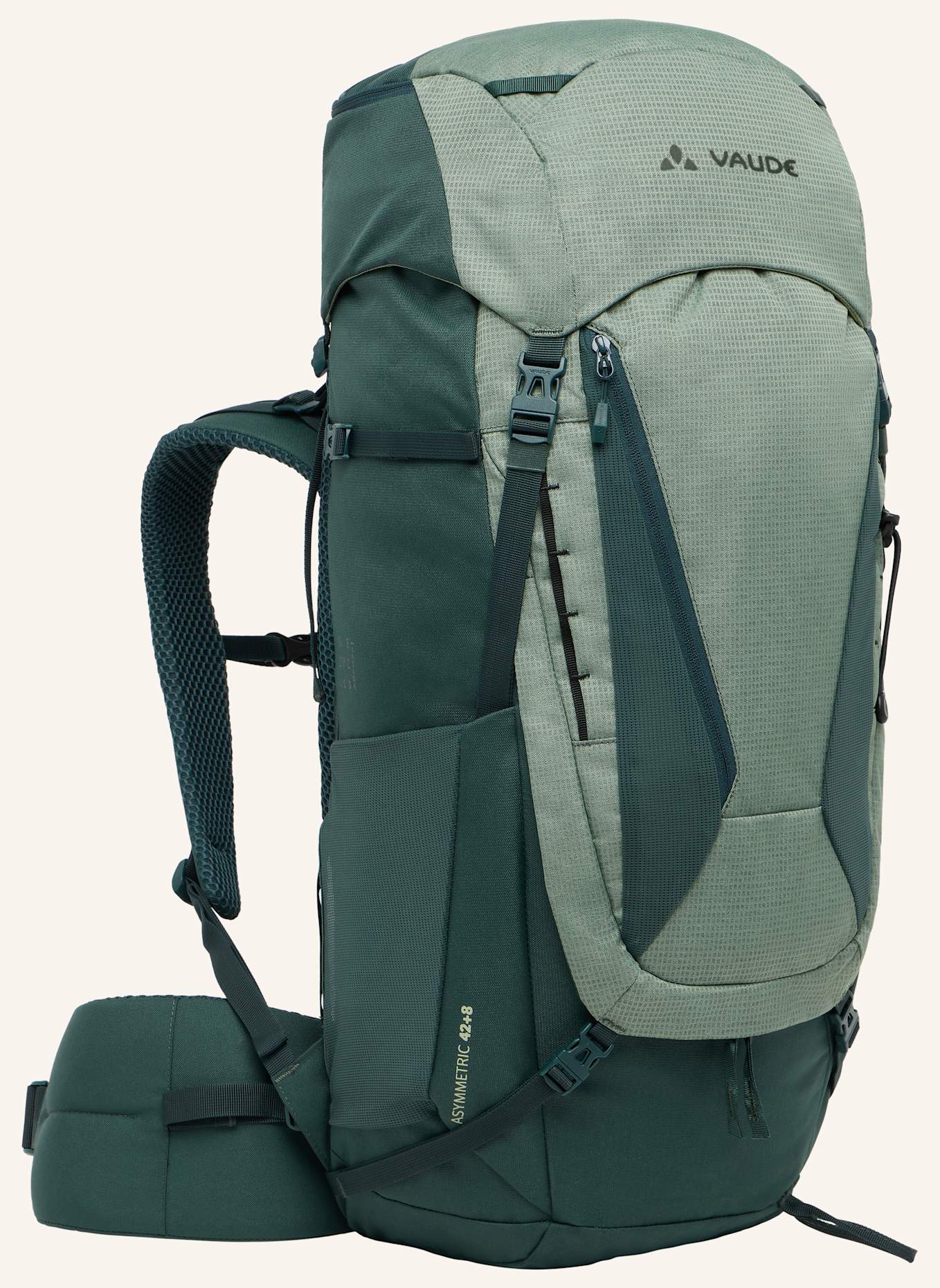 VAUDE Rucksack ASYMMETRIC 42+8 l: MINT