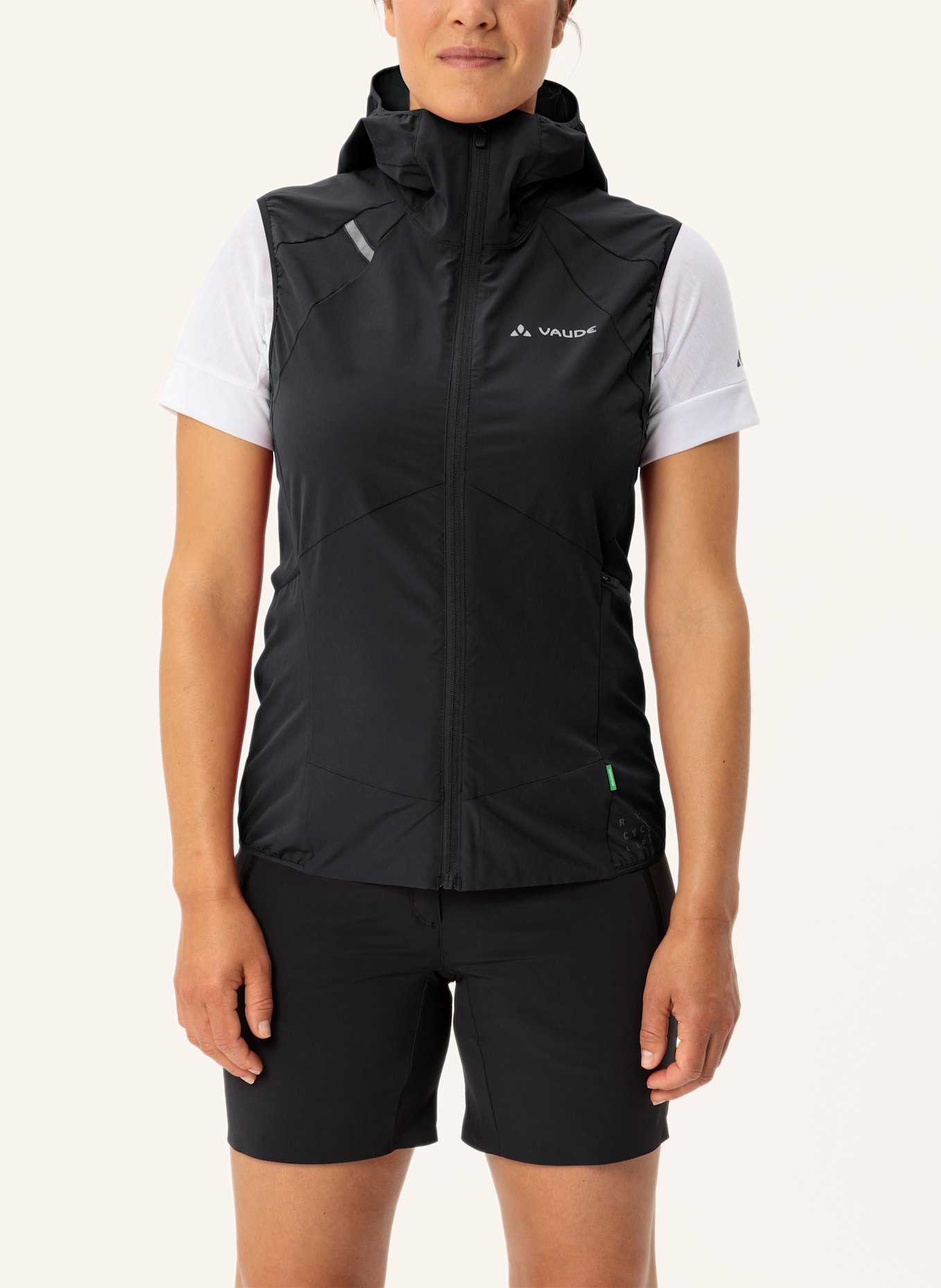 VAUDE Funktionsweste W SCOPI VE: SCHWARZ/ WEISS