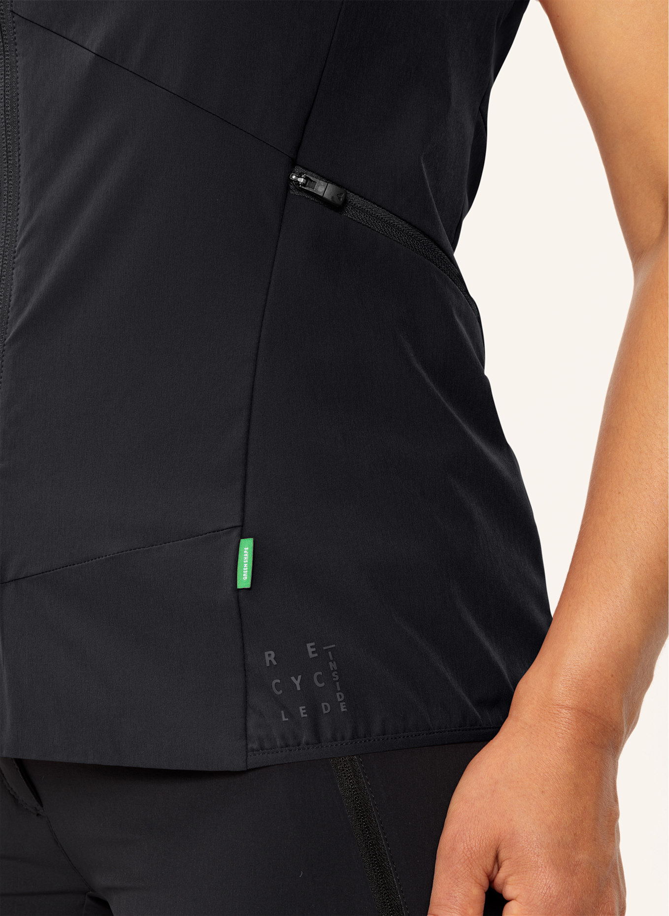 VAUDE Funktionsweste W SCOPI VE: SCHWARZ/ WEISS