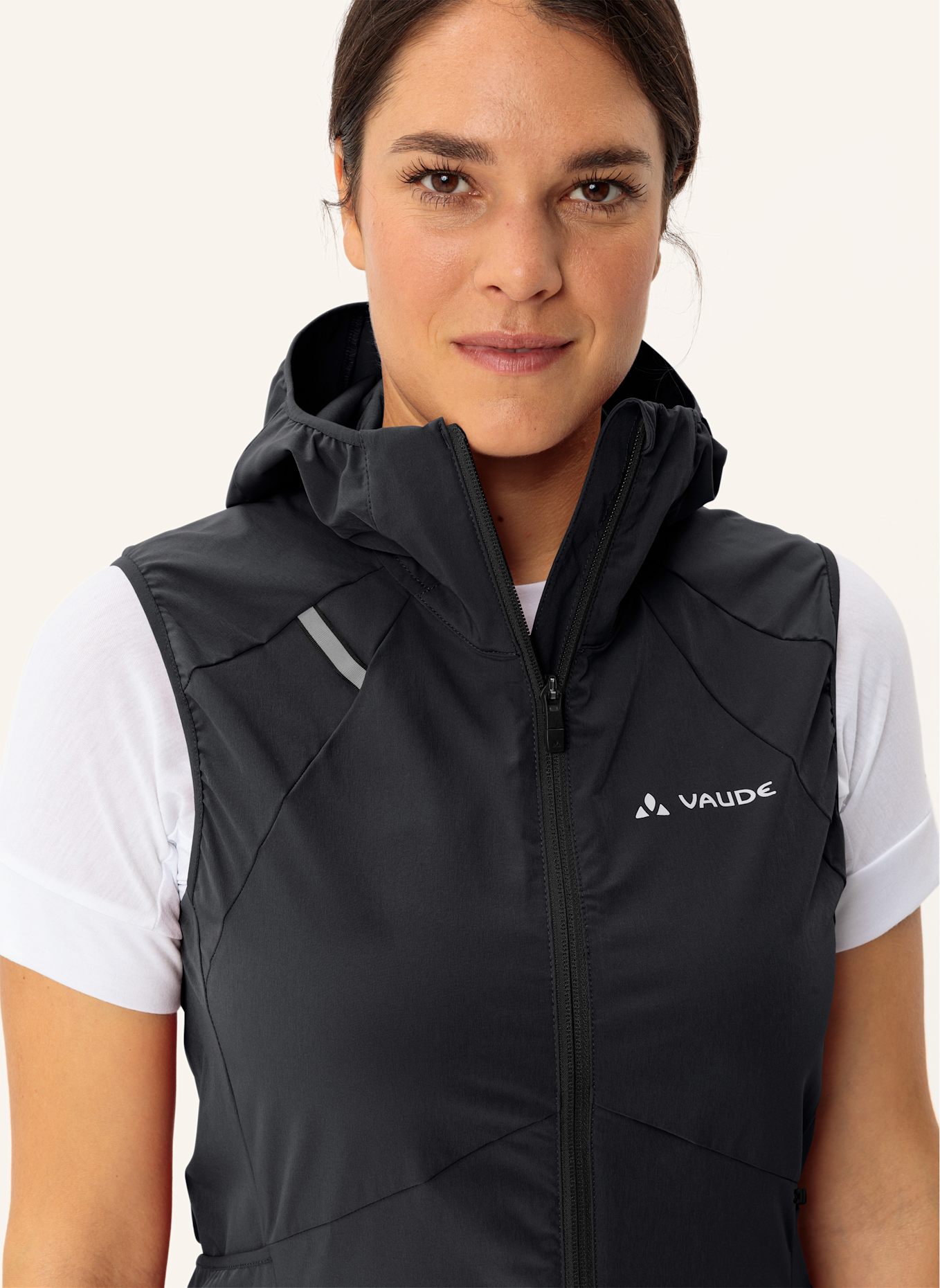 VAUDE Funktionsweste W SCOPI VE: SCHWARZ/ WEISS