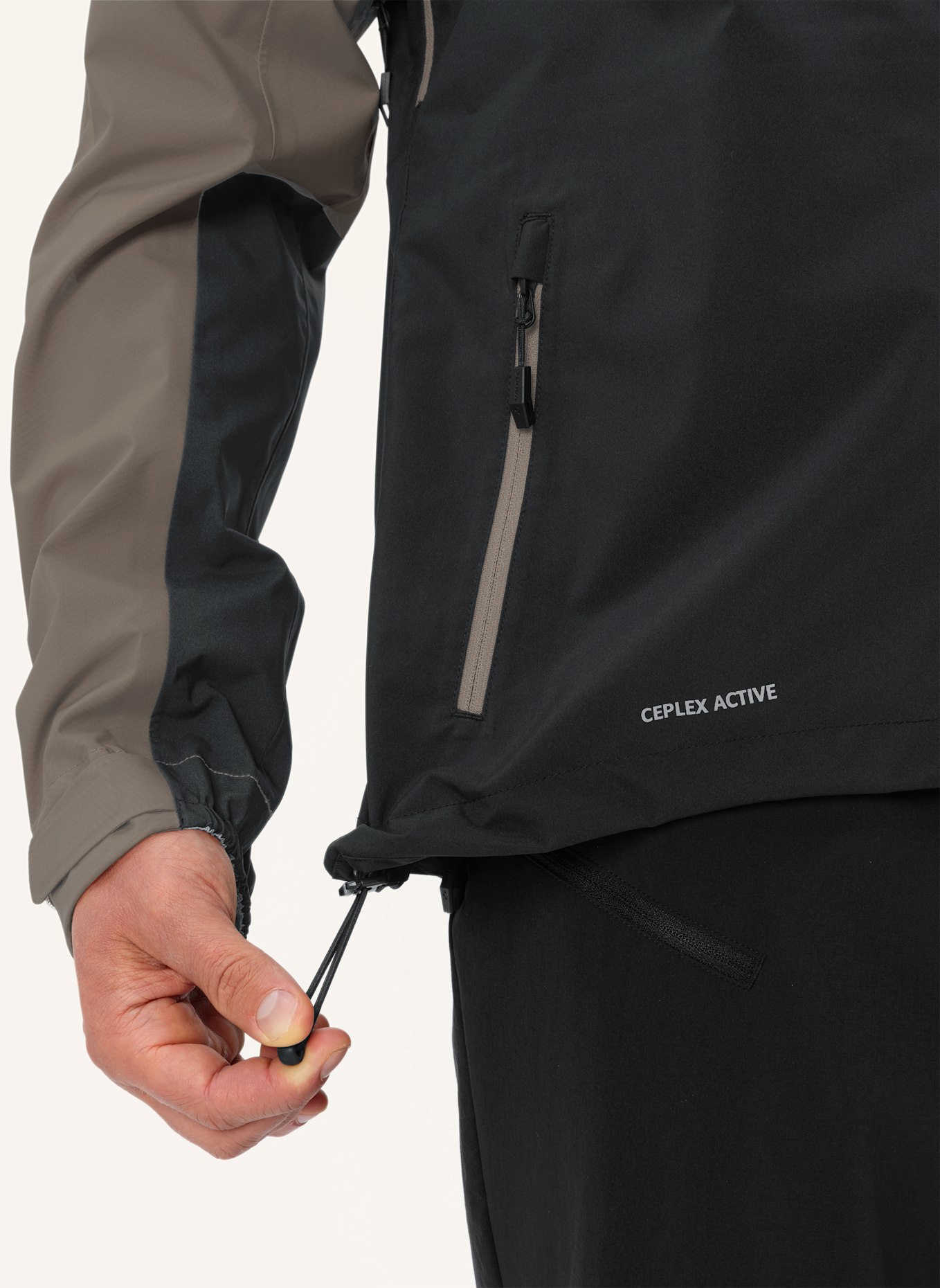 VAUDE Radjacke M  MOAB RAIN J: BEIGE