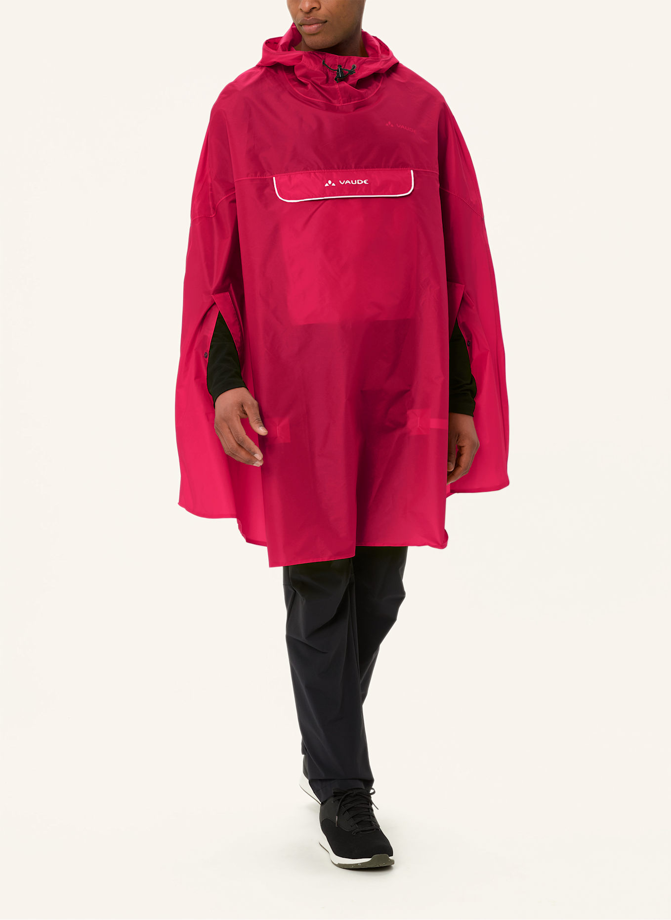 VAUDE Regenponcho VALDIPINO: ROT