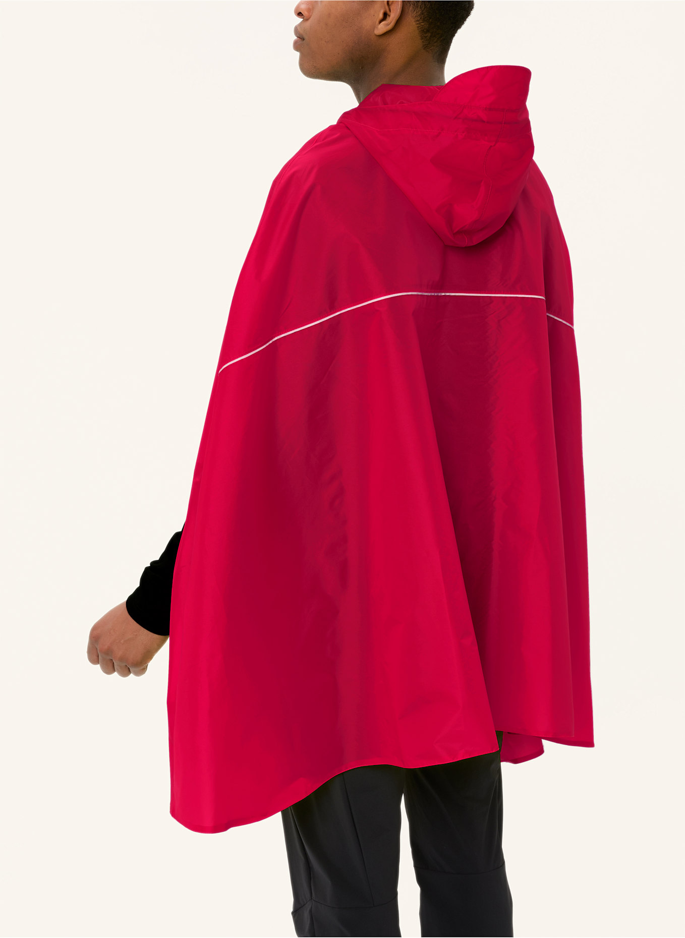 VAUDE Regenponcho VALDIPINO: ROT