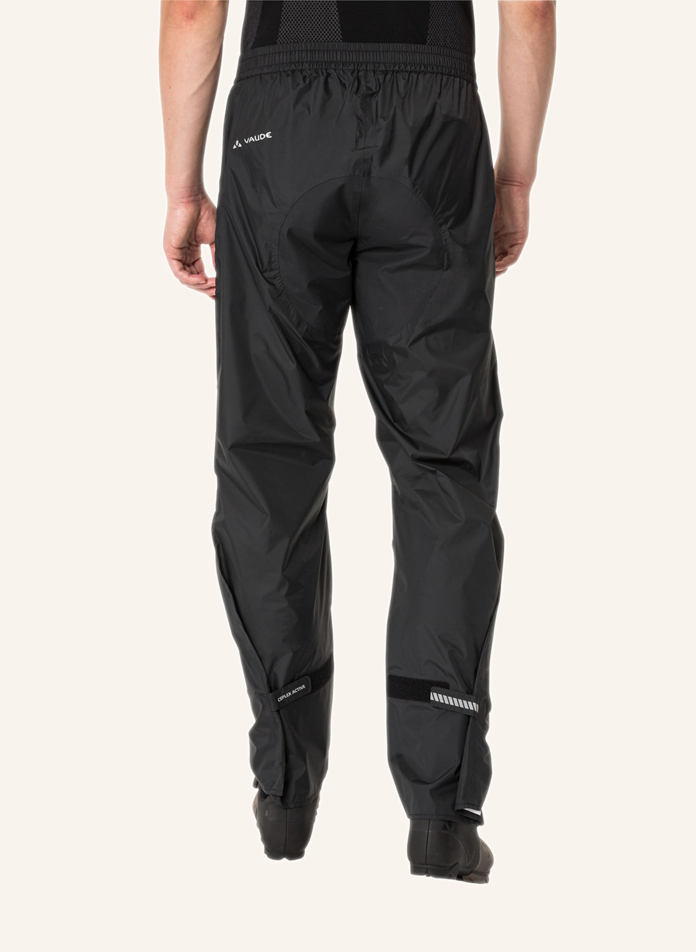 VAUDE Radhose ohne gepolsterten Einsatz M  DROP P II: SCHWARZ