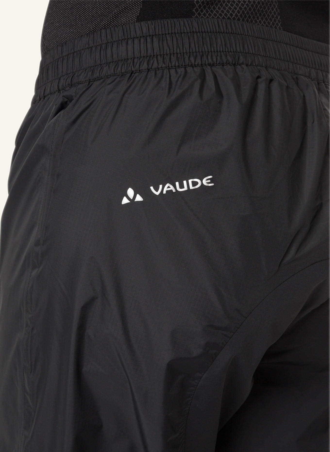 VAUDE Radhose ohne gepolsterten Einsatz M  DROP P II: SCHWARZ
