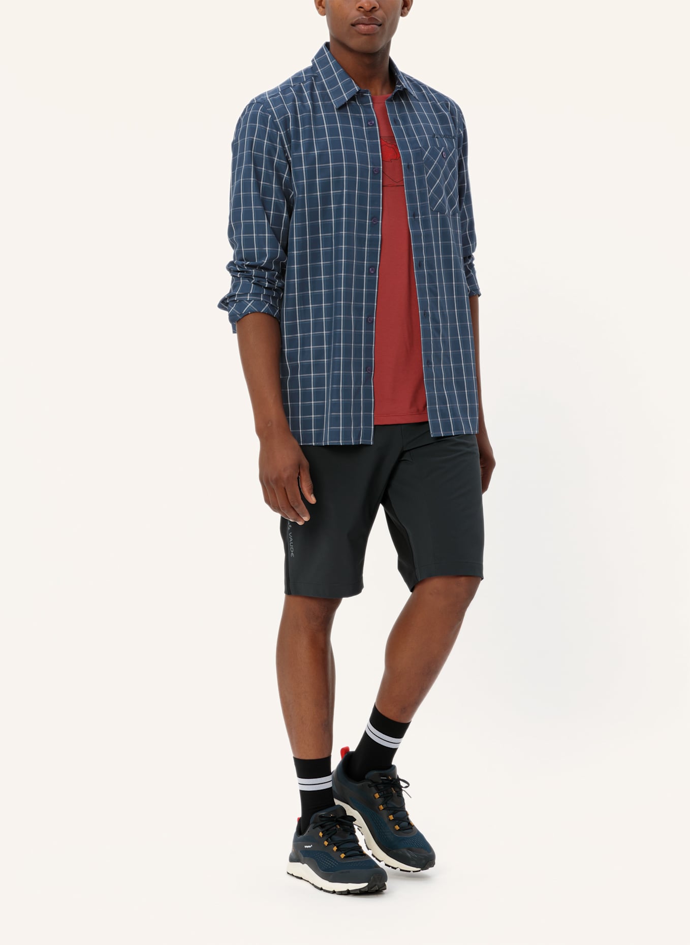 VAUDE Outdoor-Hemd ALBSTEIG III: BLAU