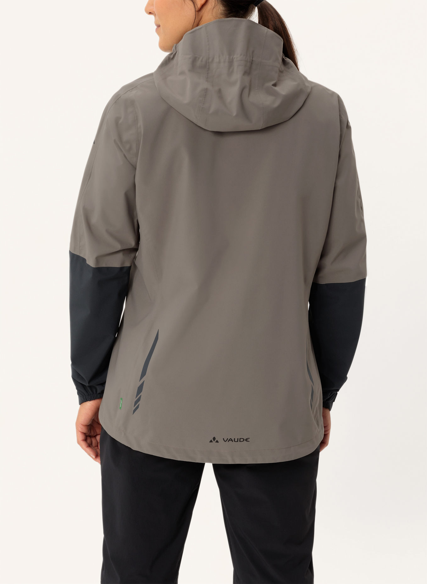 VAUDE Radjacke W  MOAB RAIN J II: BEIGE