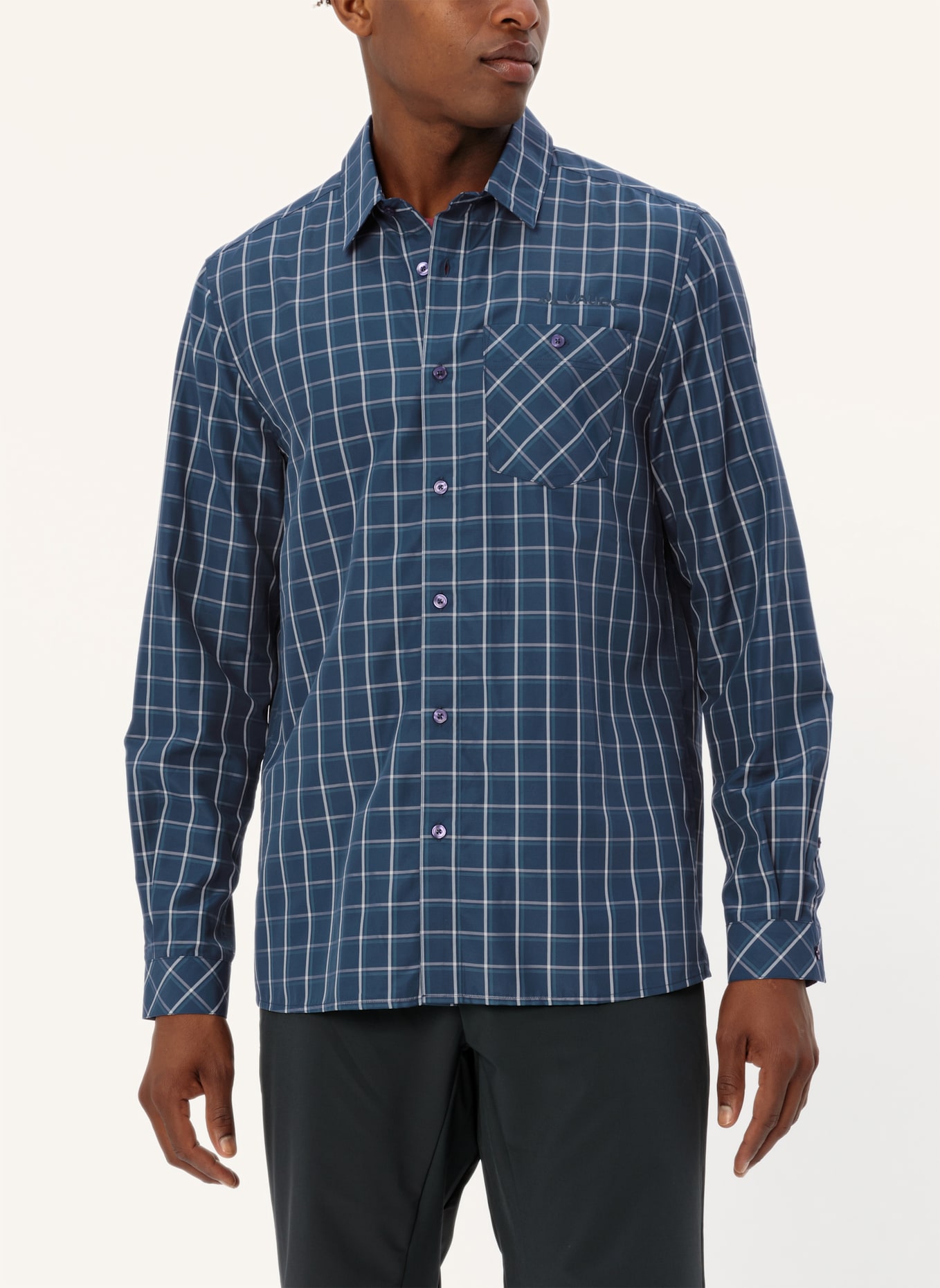 VAUDE Outdoor-Hemd ALBSTEIG III: BLAU