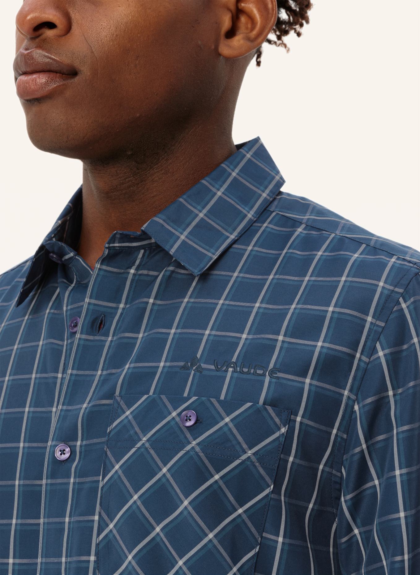 VAUDE Outdoor-Hemd ALBSTEIG III: BLAU