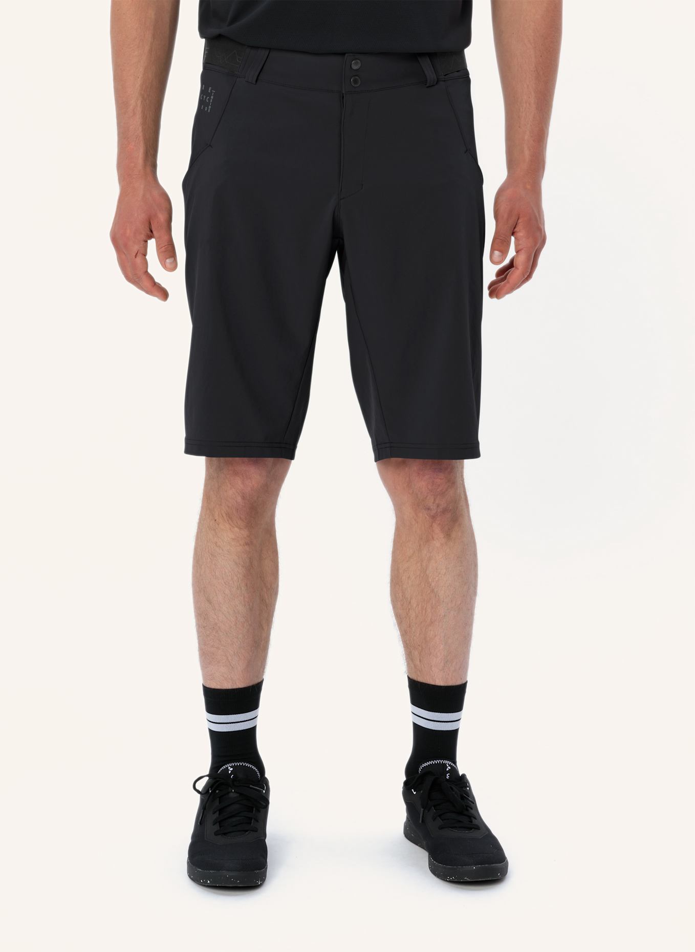 VAUDE Radhose mit gepolstertem Einsatz M LOAMER SHORTS: SCHWARZ