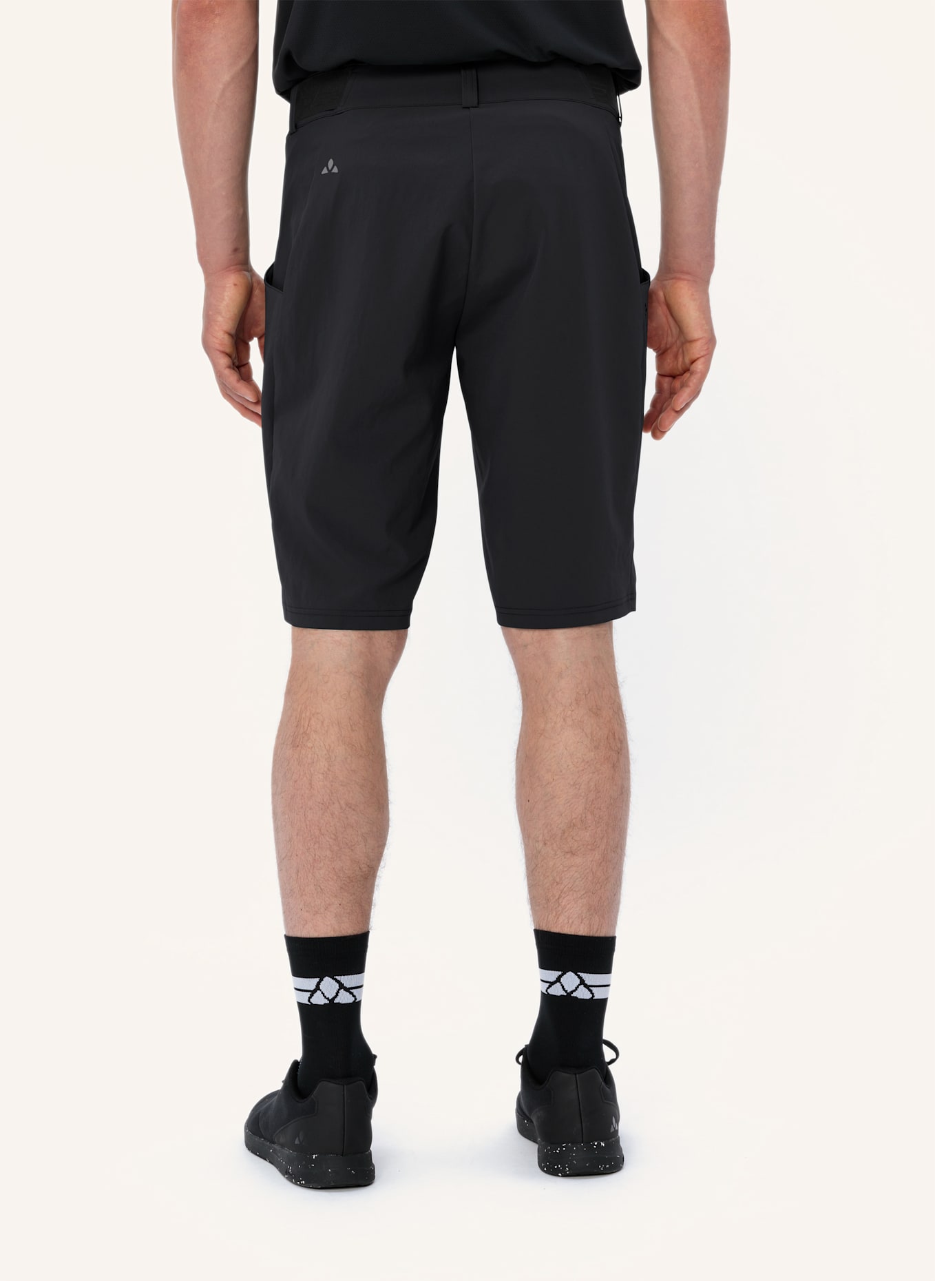 VAUDE Radhose mit gepolstertem Einsatz M LOAMER SHORTS: SCHWARZ