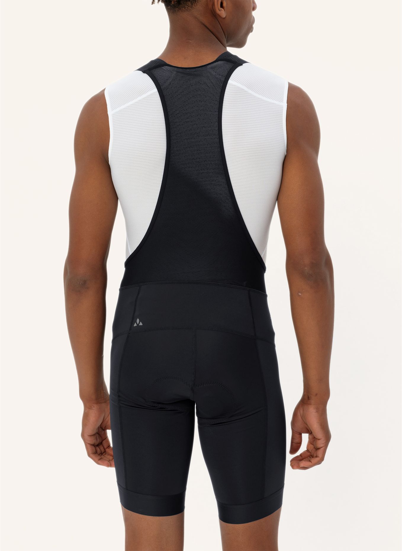 VAUDE Radhose mit Trägern und gepolstertem Einsatz M KURO ESSENTIAL BIB: SCHWARZ