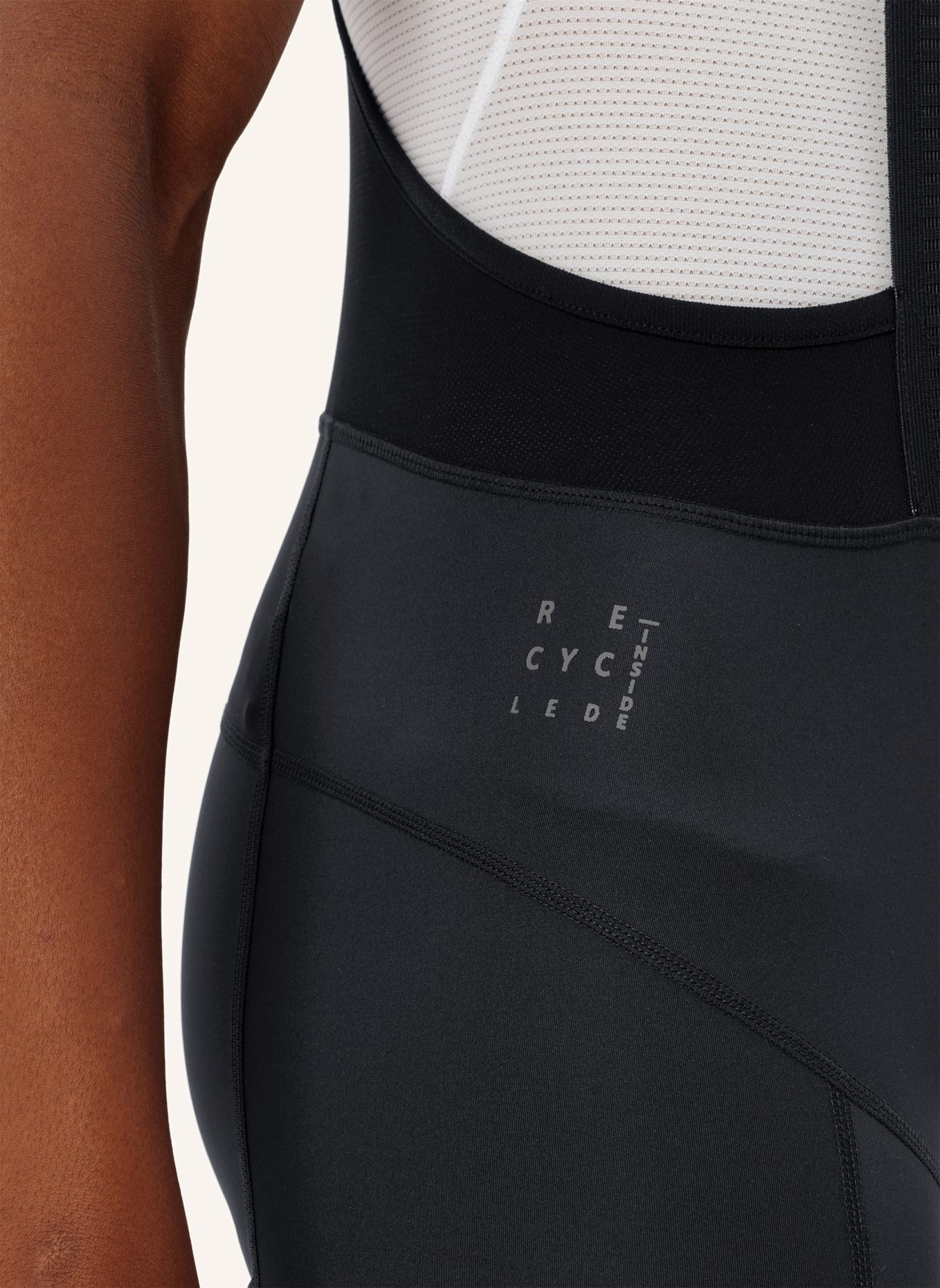 VAUDE Radhose mit Trägern und gepolstertem Einsatz M KURO ESSENTIAL BIB: SCHWARZ