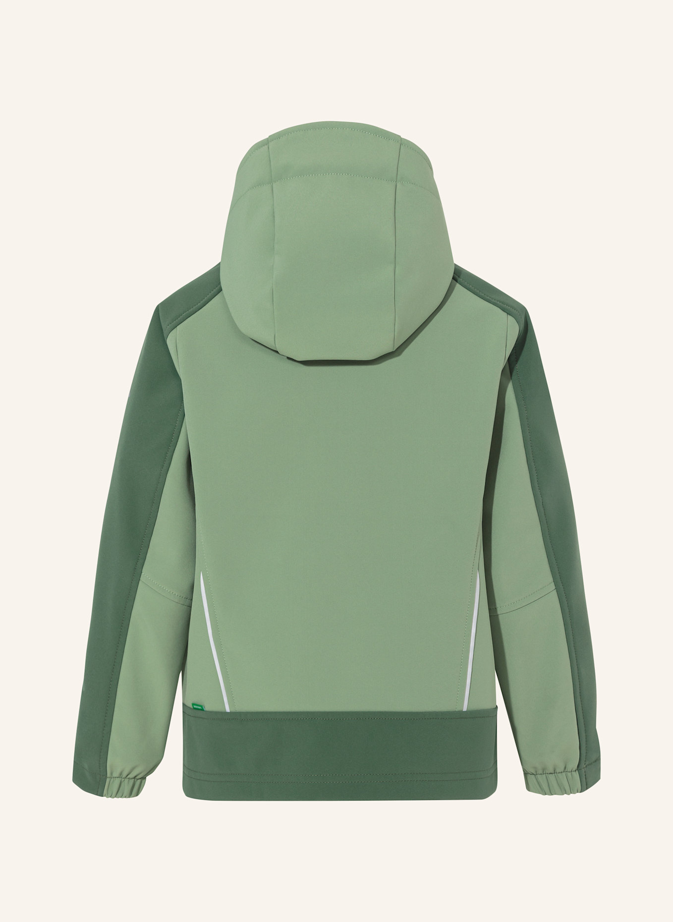 VAUDE Softshell-Jacke KIDS RONDANE JACKET IV: GRÜN/ BLAU