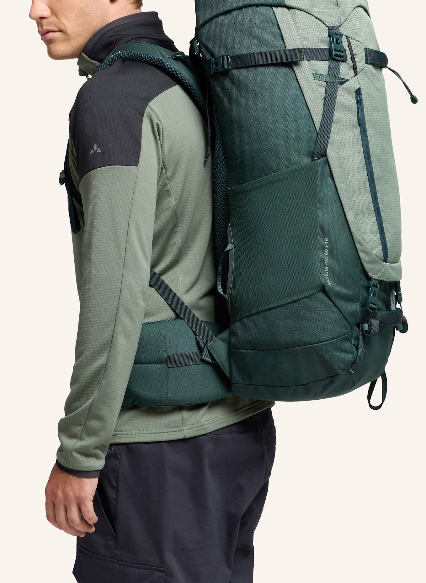 VAUDE Rucksack ASTRUM EVO 60+10 70 l: MINT