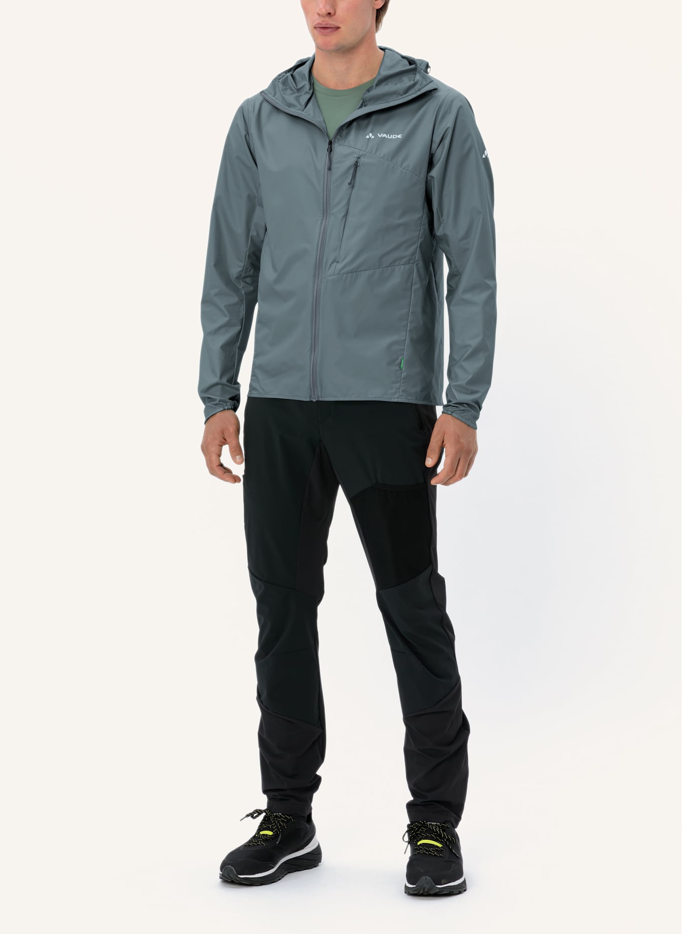 VAUDE Outdoor-Jacke M SCOPI WIND JACKET: GRAU