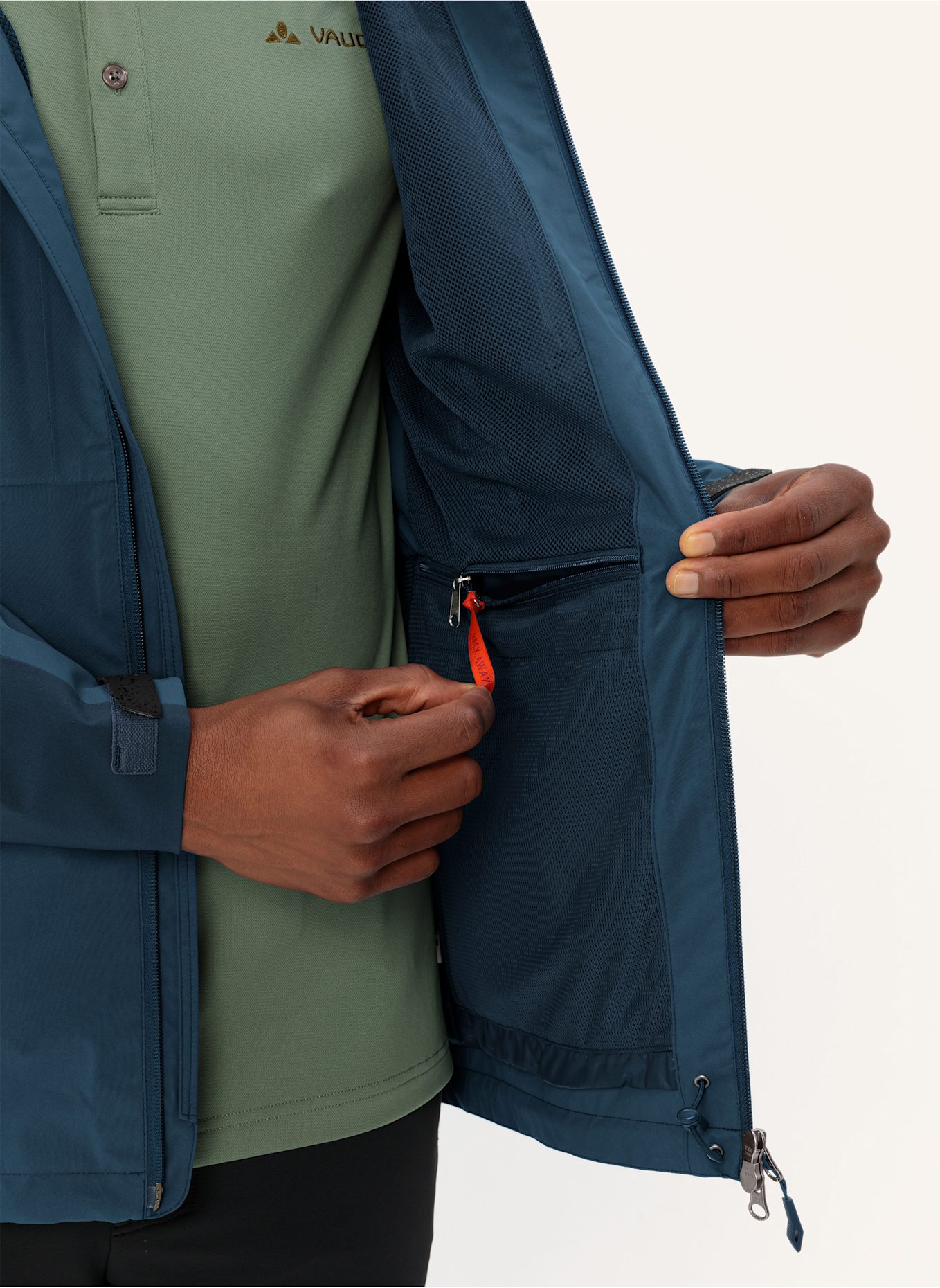 VAUDE Hardshell-Jacke M ELOPE JACKET II: BLAU